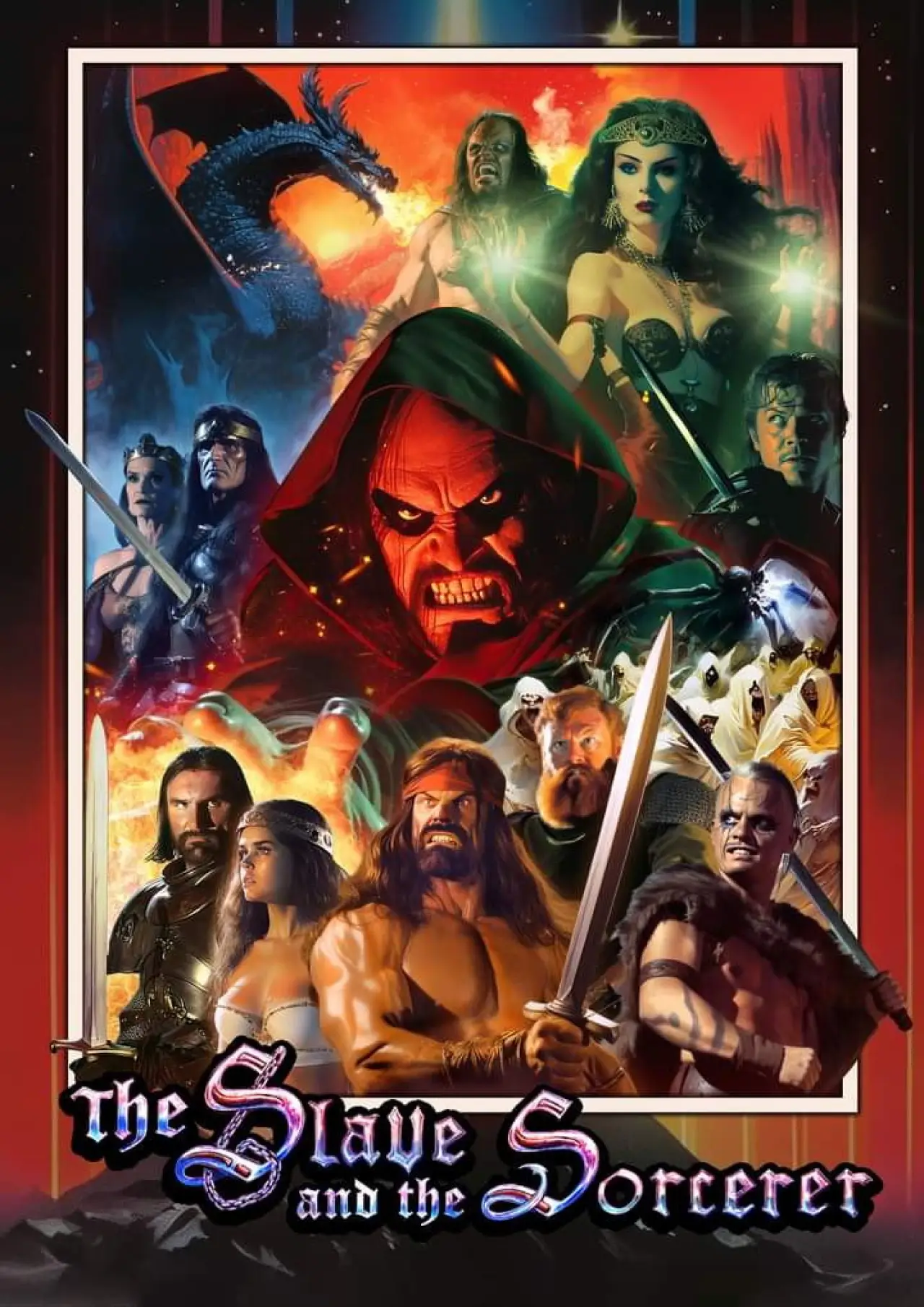 Plakat filmowy "The Slave and the Sorcerer"