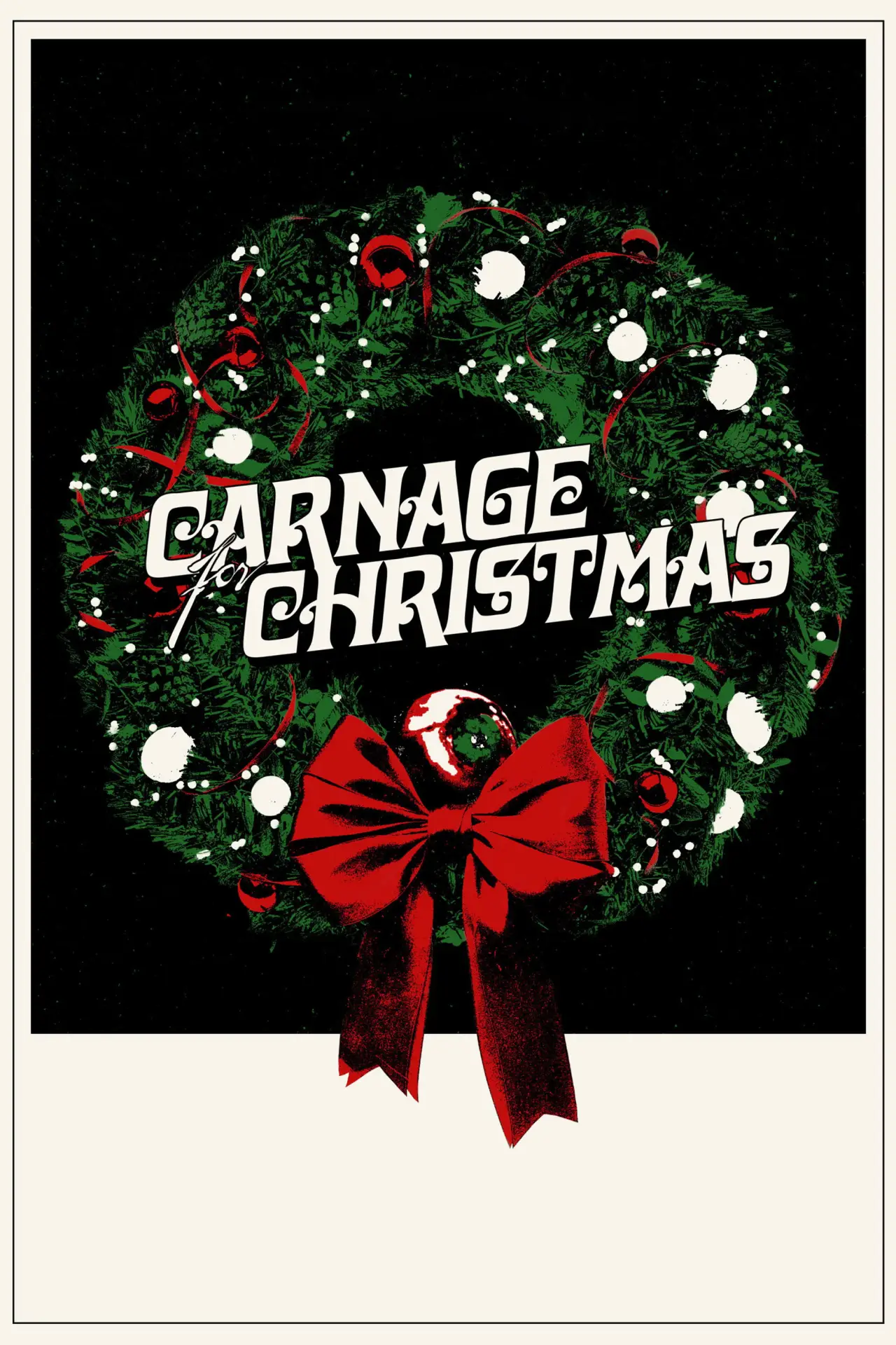 Plakat filmowy "Carnage for Christmas"