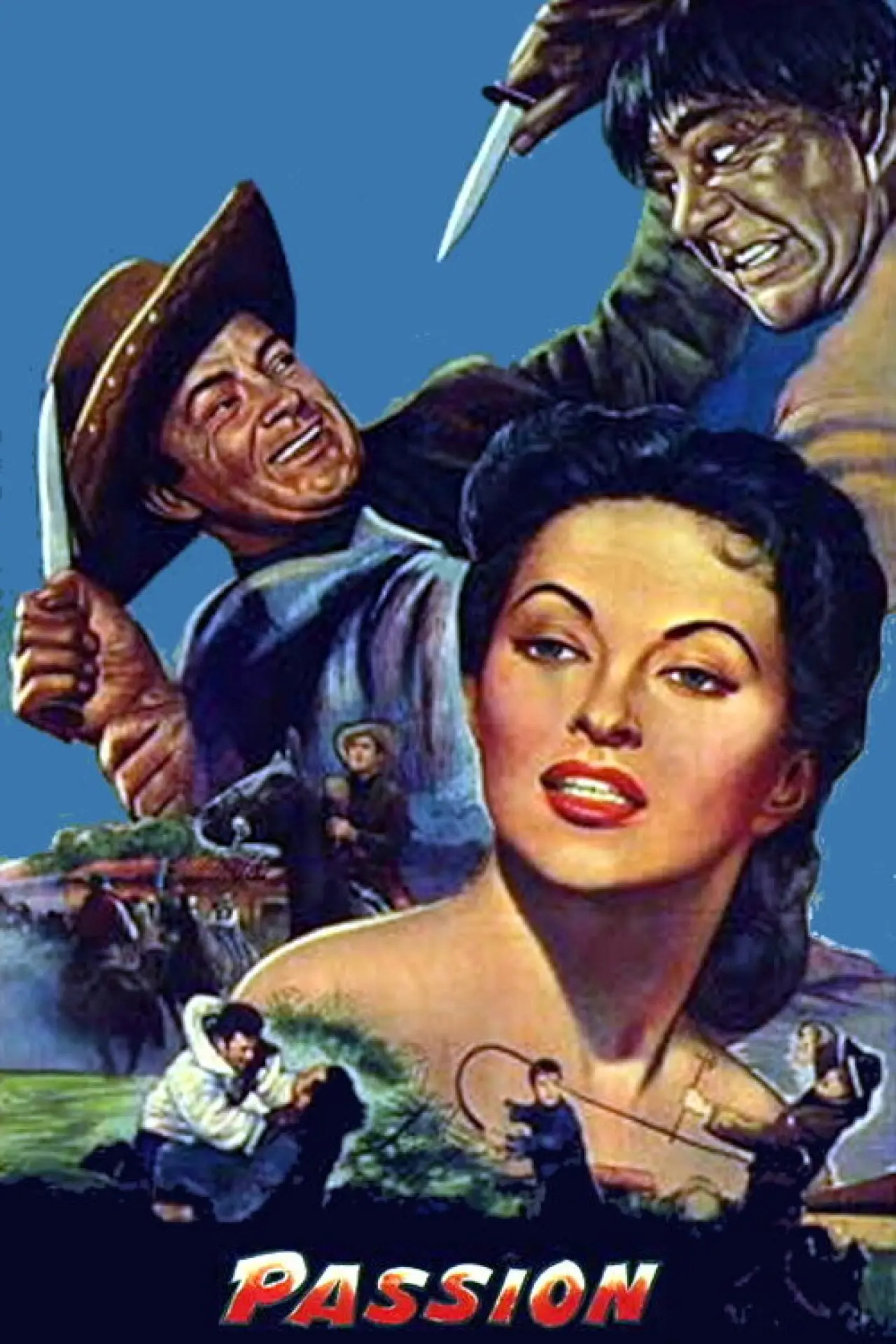 Plakat filmowy "Krzywda i zemsta"