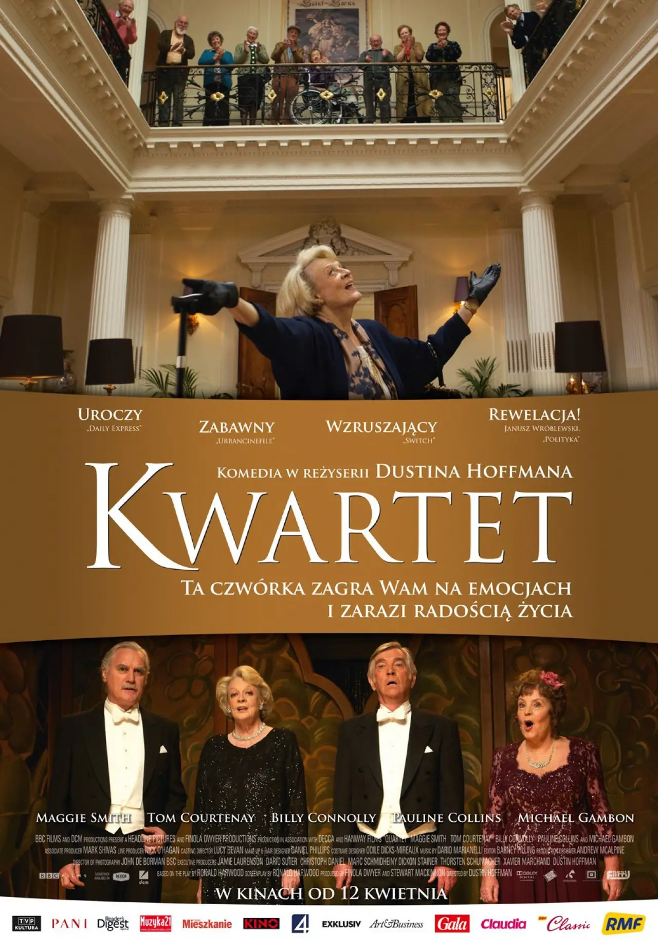 Plakat filmowy "Kwartet"