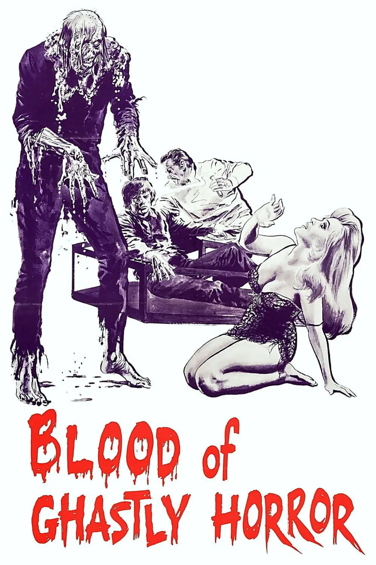 Plakat filmowy "Blood of Ghastly Horror"