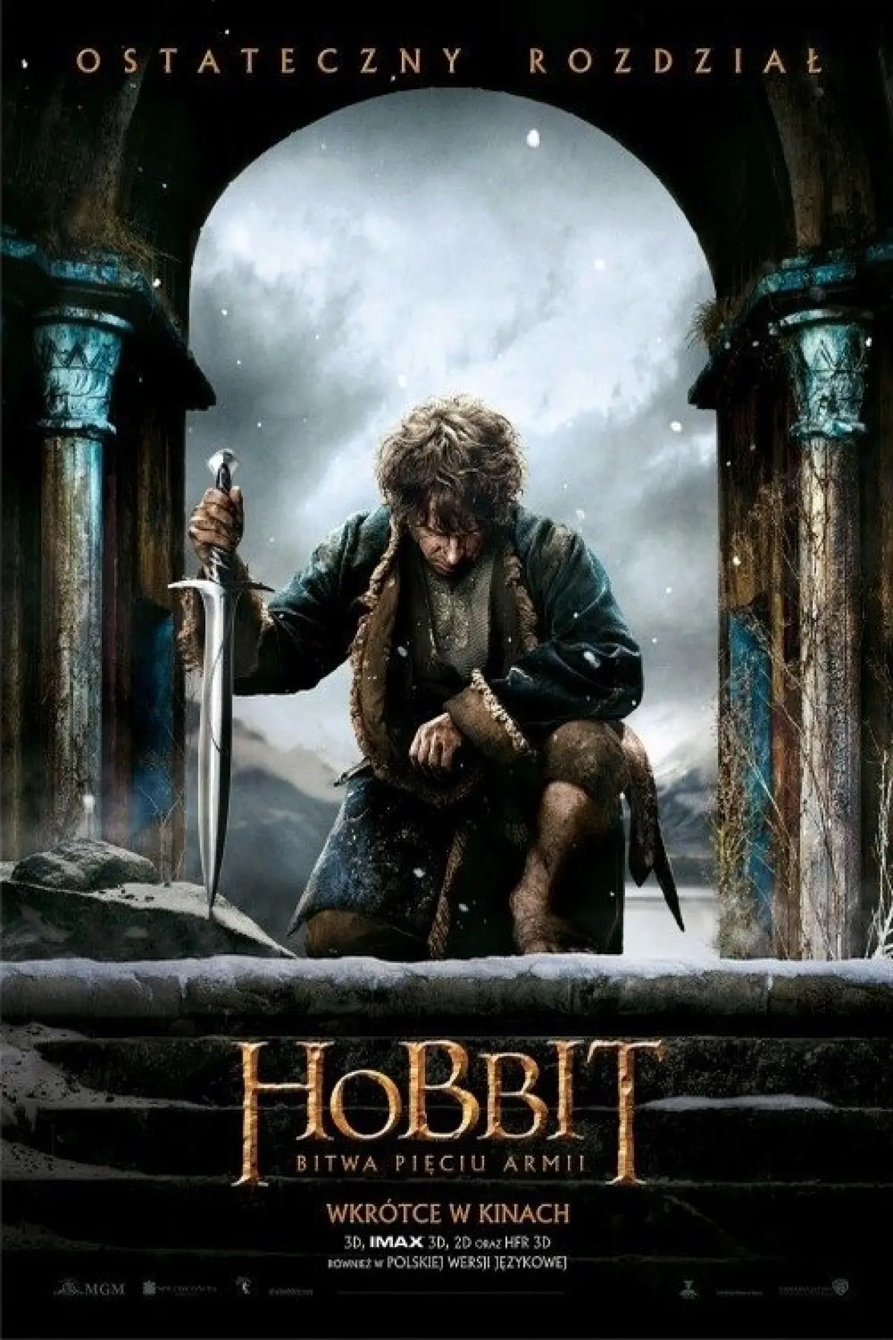 Plakat filmowy "Hobbit: Bitwa Pięciu Armii"