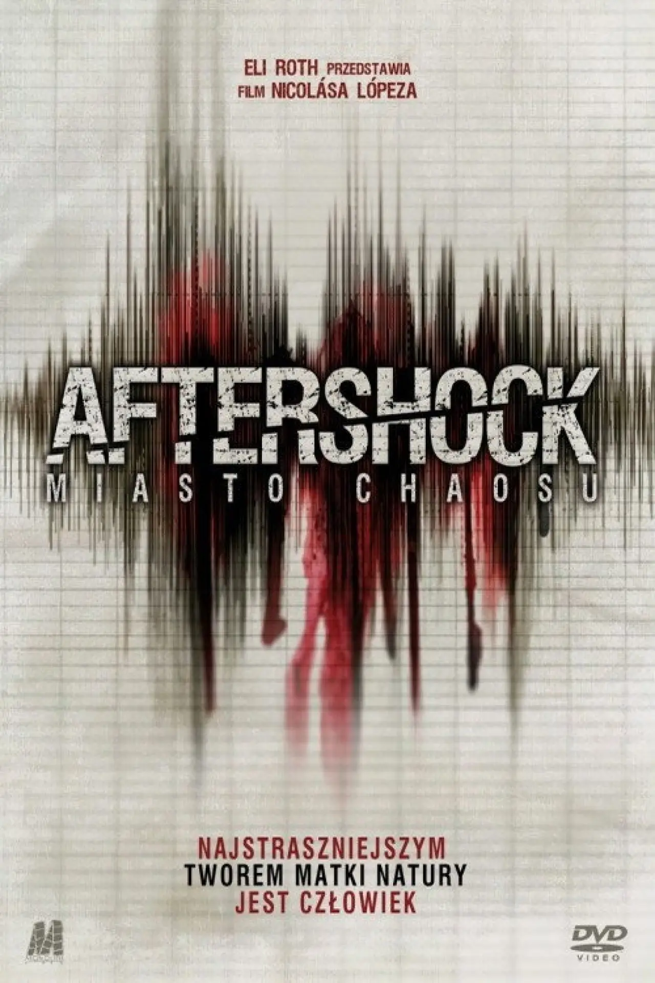 Plakat filmowy "Aftershock. Miasto chaosu"
