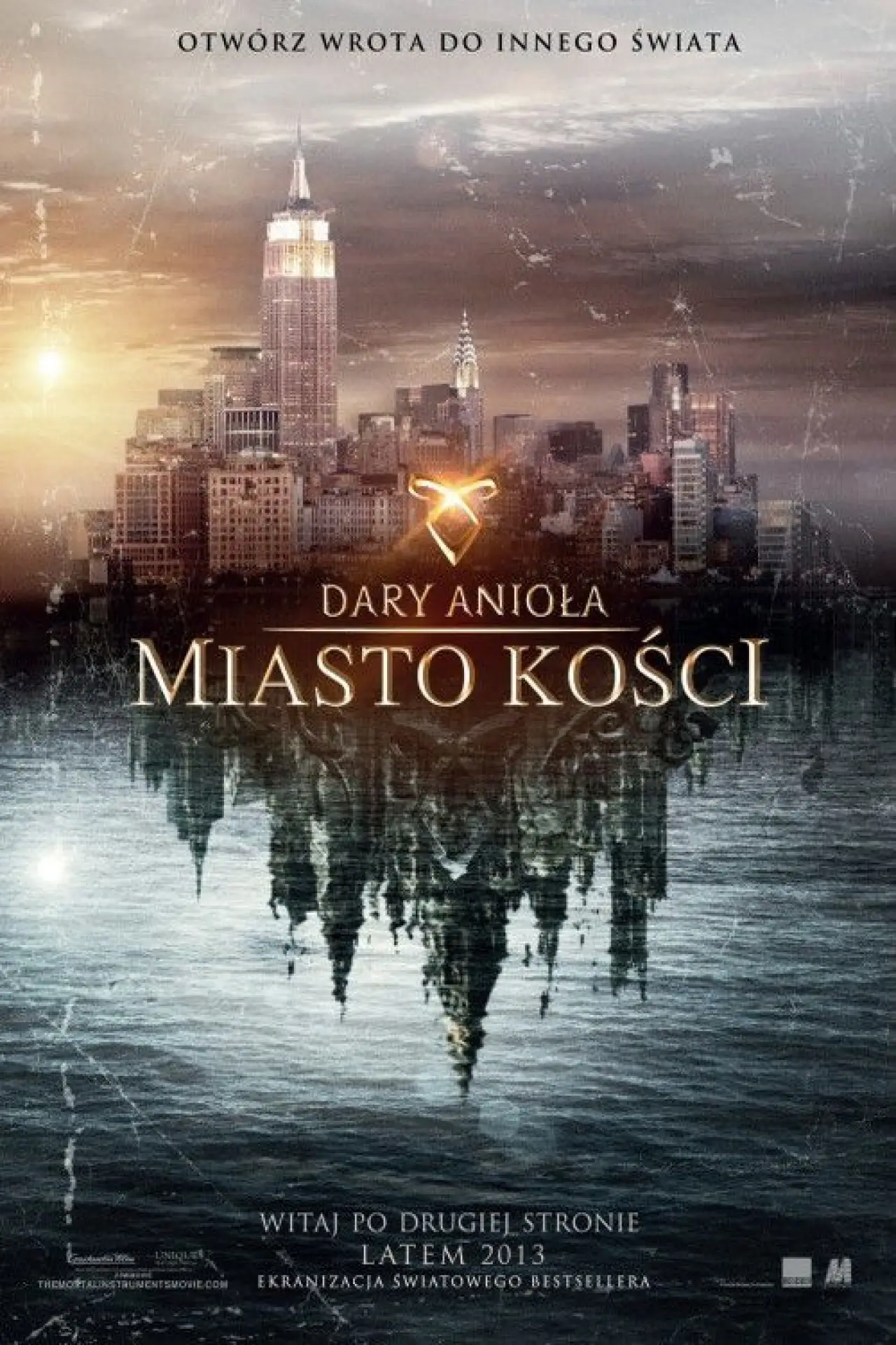 Plakat filmowy "Dary Anioła: Miasto Kości"