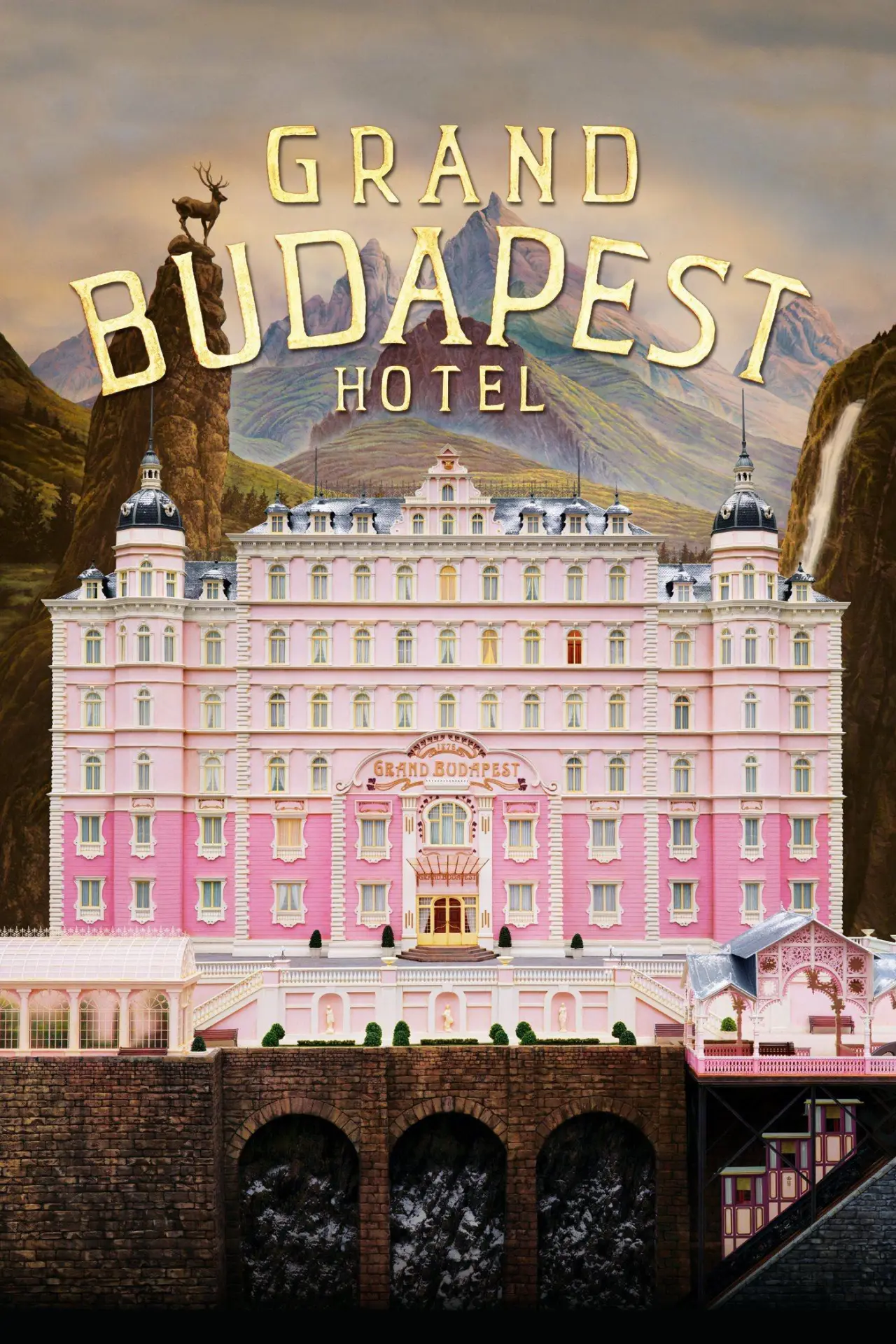Plakat filmowy "Grand Budapest Hotel"