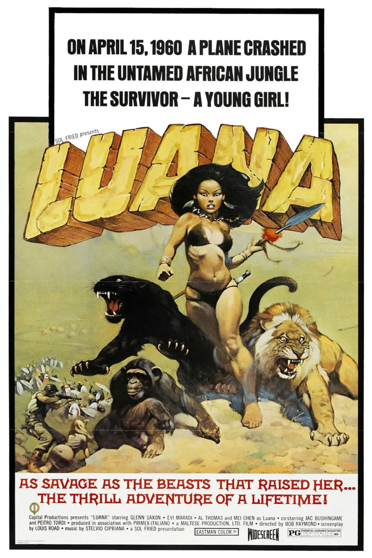 Plakat filmowy "Luana - La figlia della foresta vergine"