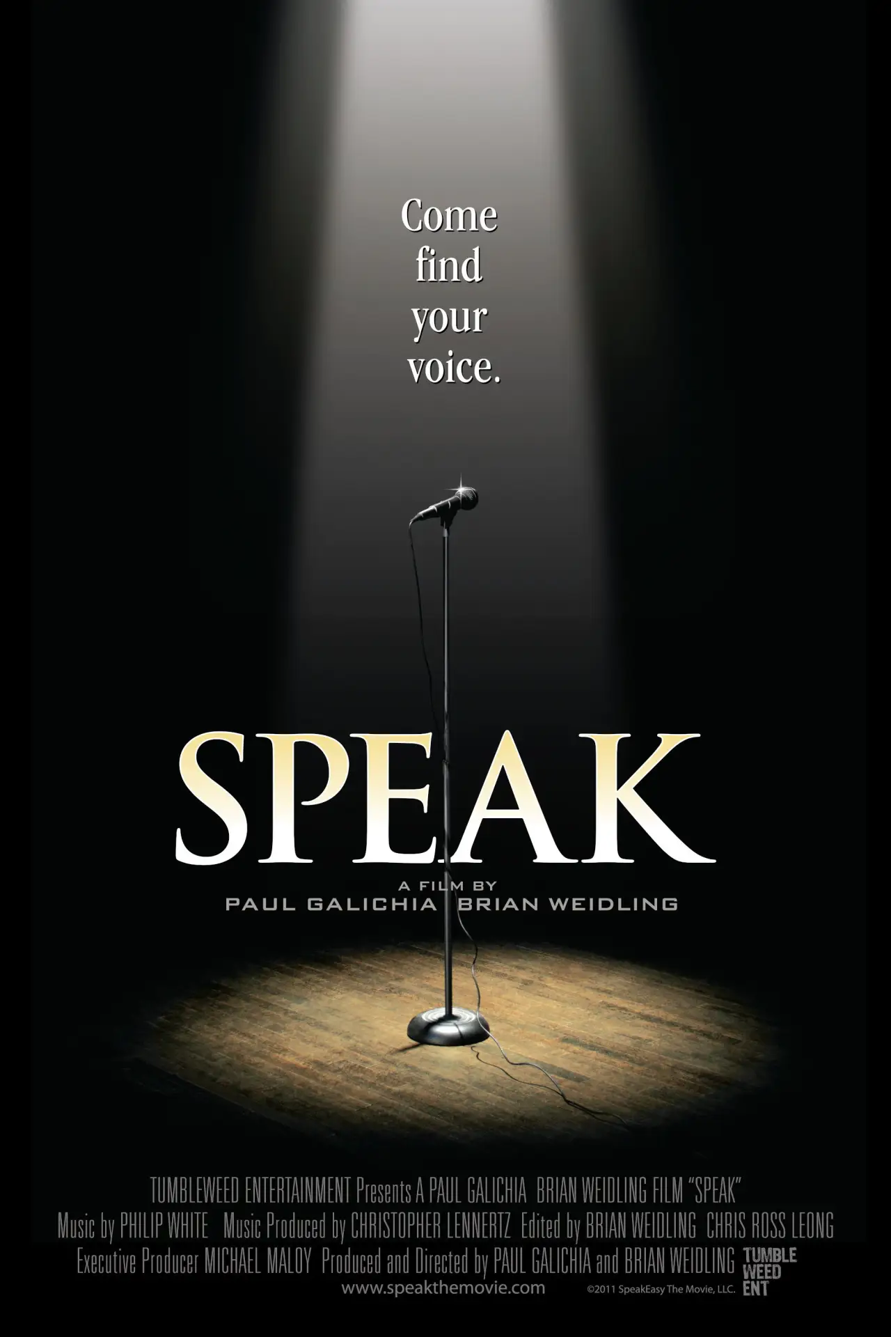 Plakat filmowy "Speak"