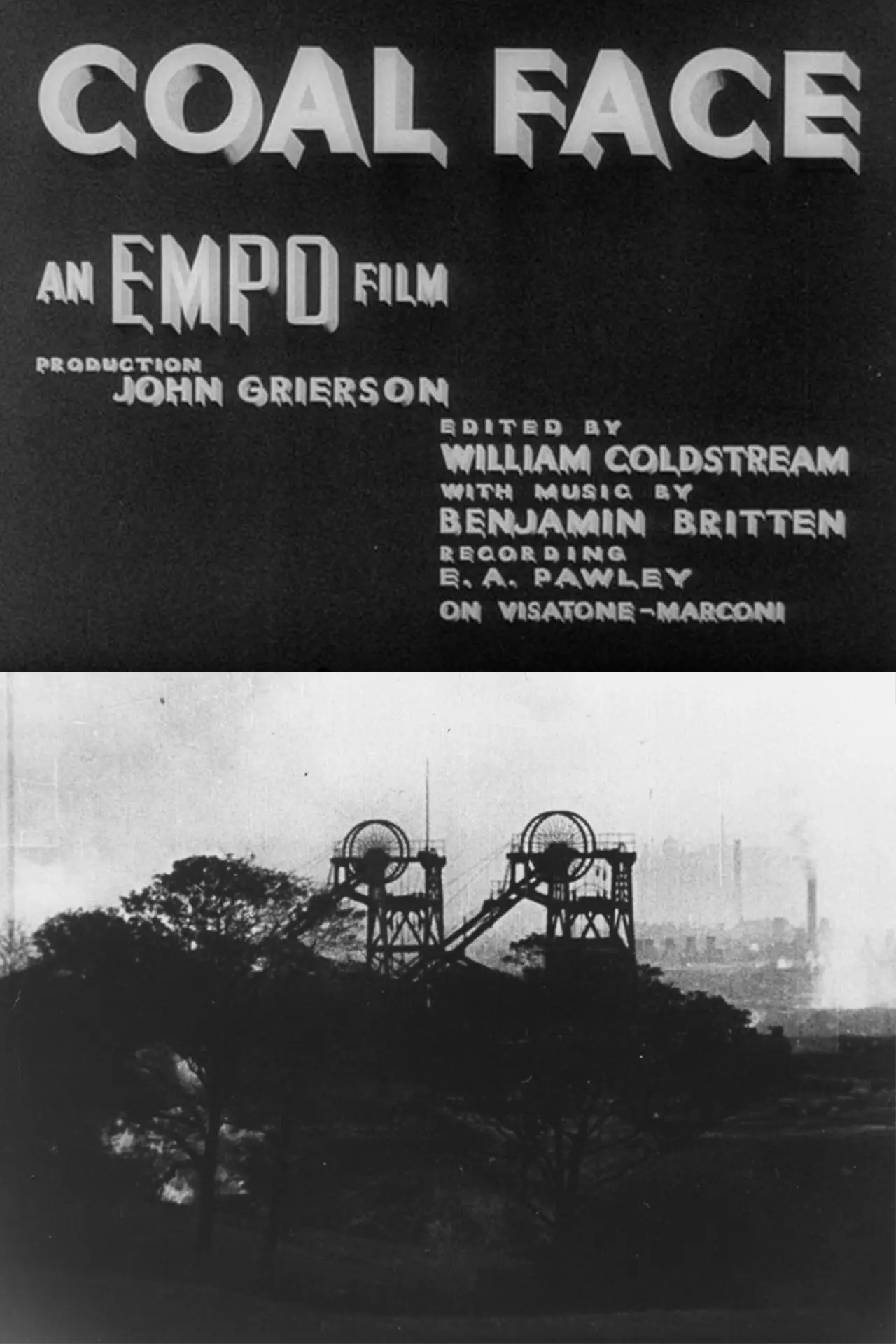 Plakat filmowy "Coal Face"