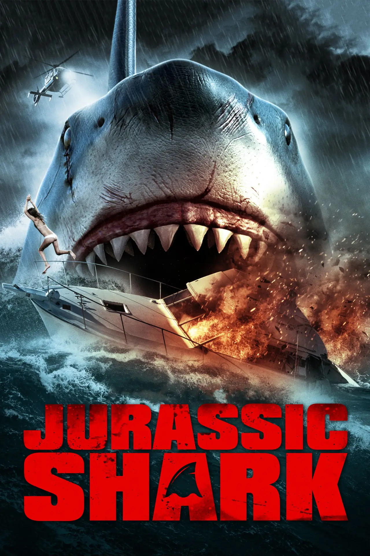 Plakat filmowy "Jurassic Shark"