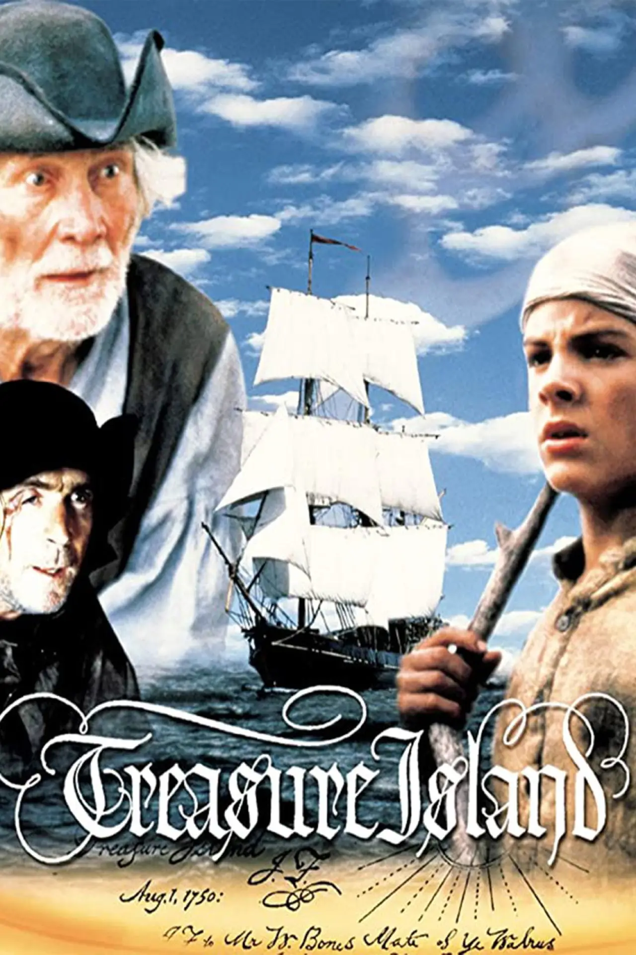 Plakat filmowy "Wyspa skarbów"