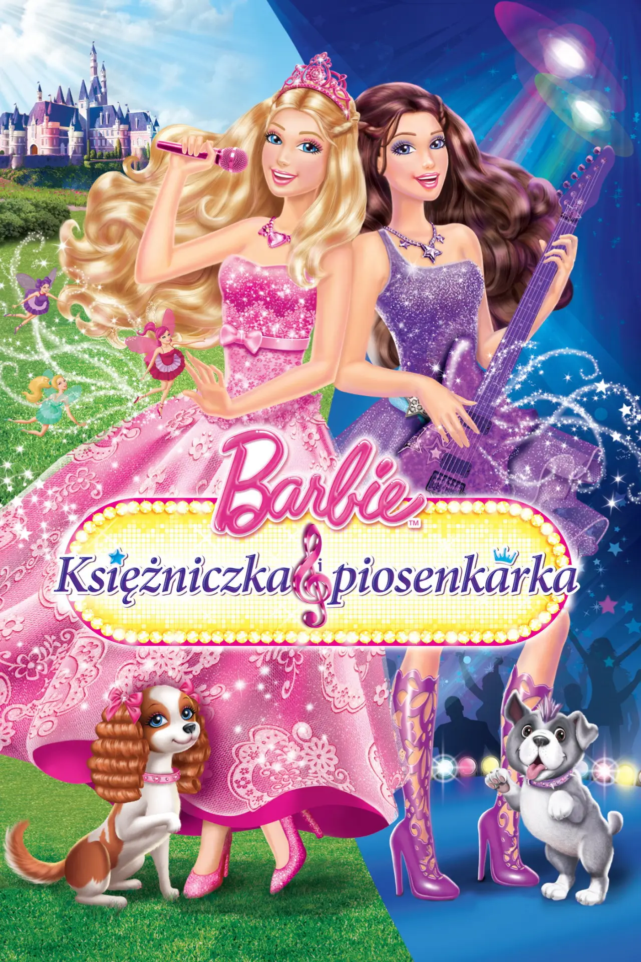 Plakat filmowy "Barbie: Księżniczka i piosenkarka"