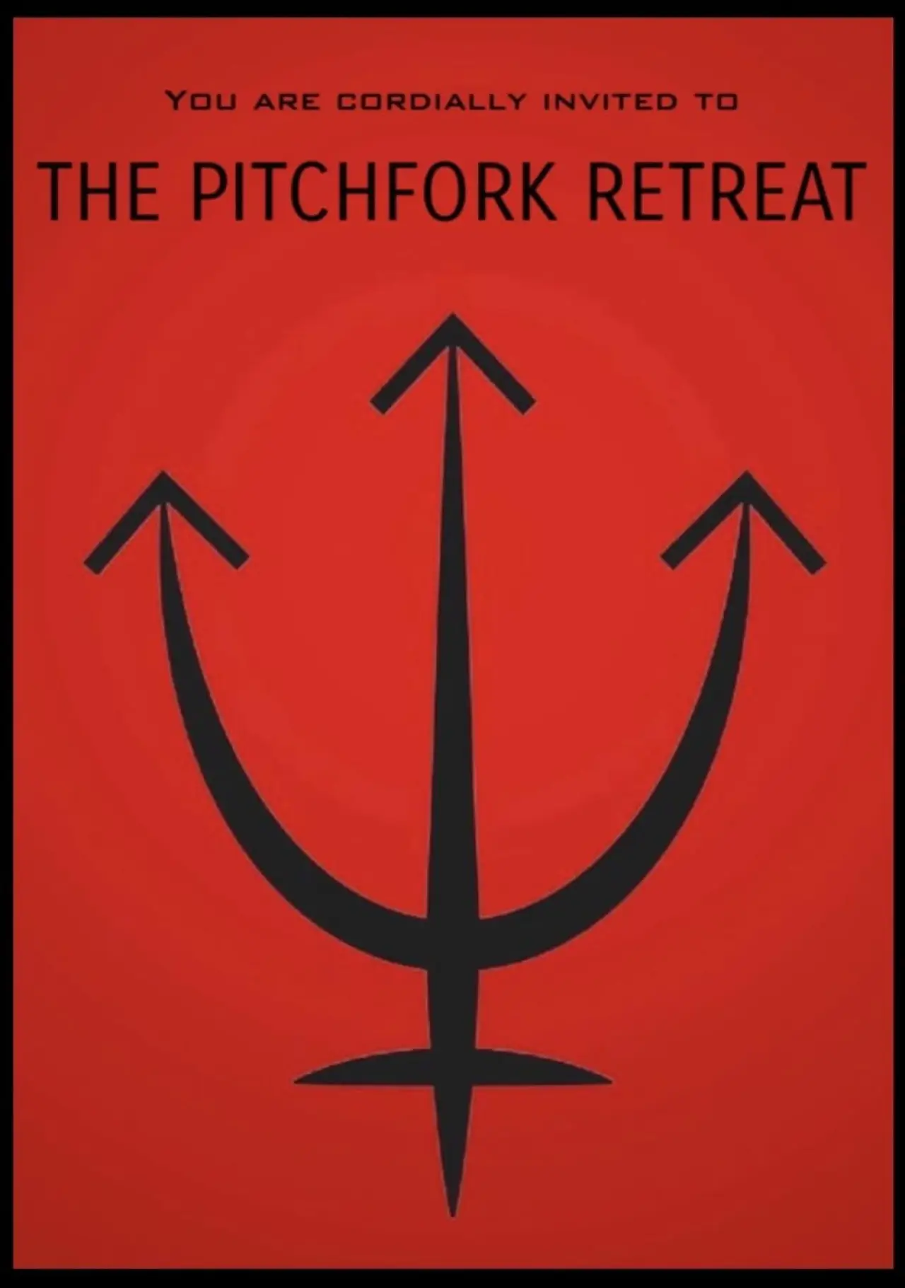 Plakat filmowy "The Pitchfork Retreat"