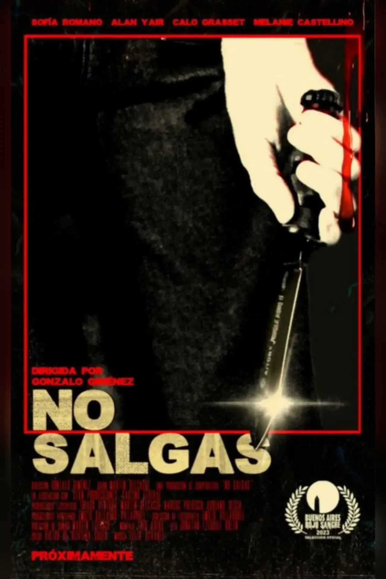 Plakat filmowy "No salgas"