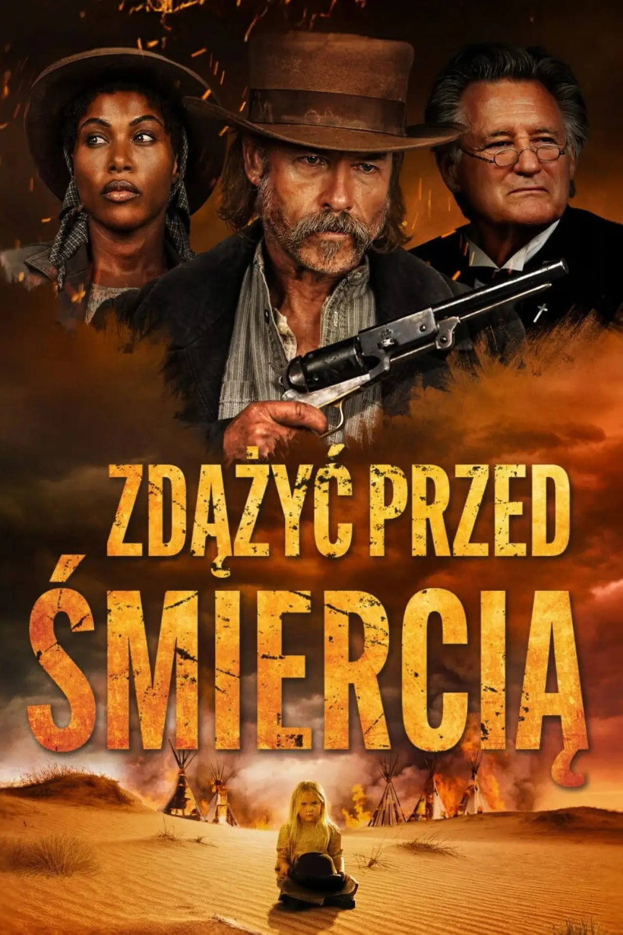 Plakat filmowy "Zdążyć przed śmiercią"