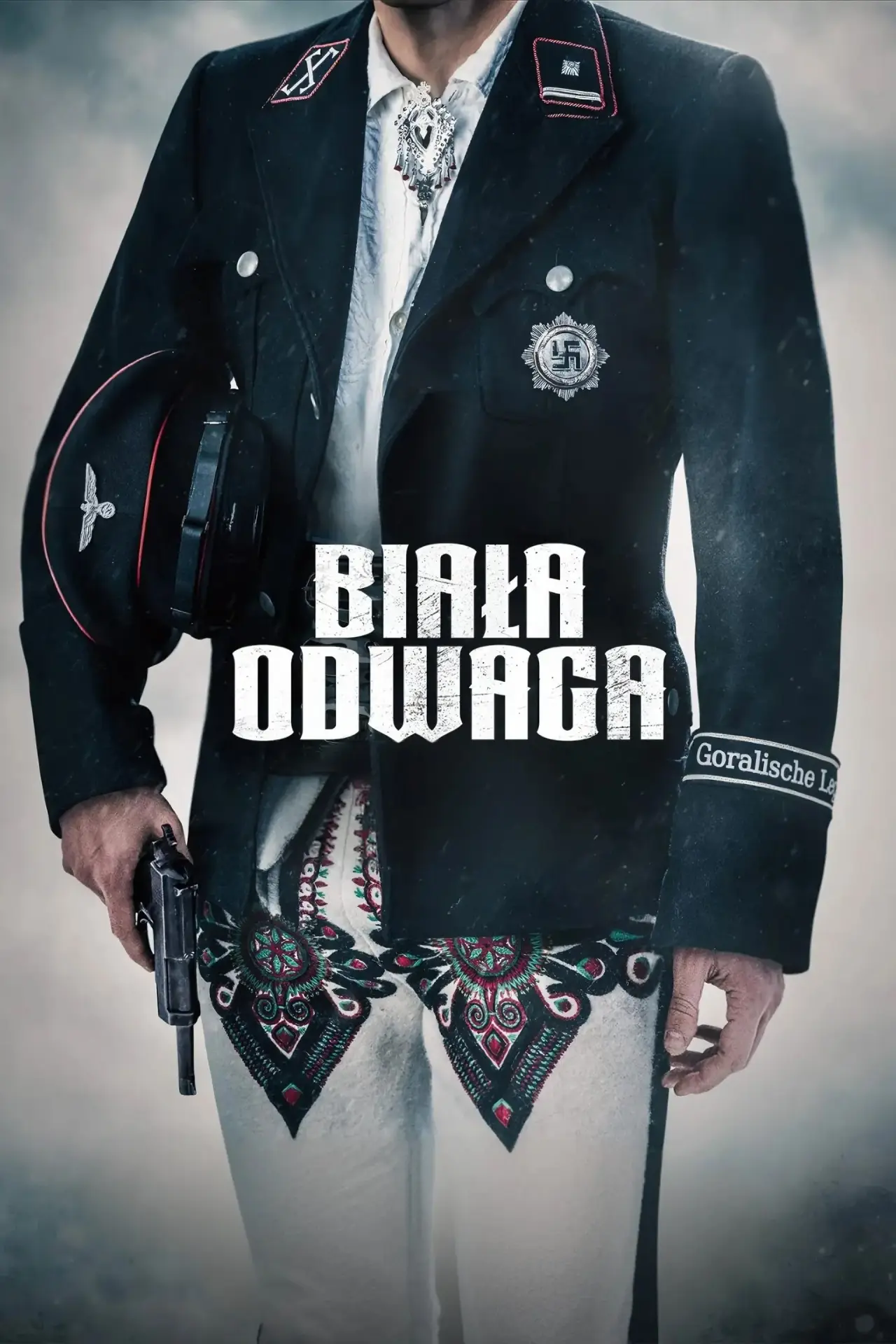 Plakat filmowy "Biała odwaga"