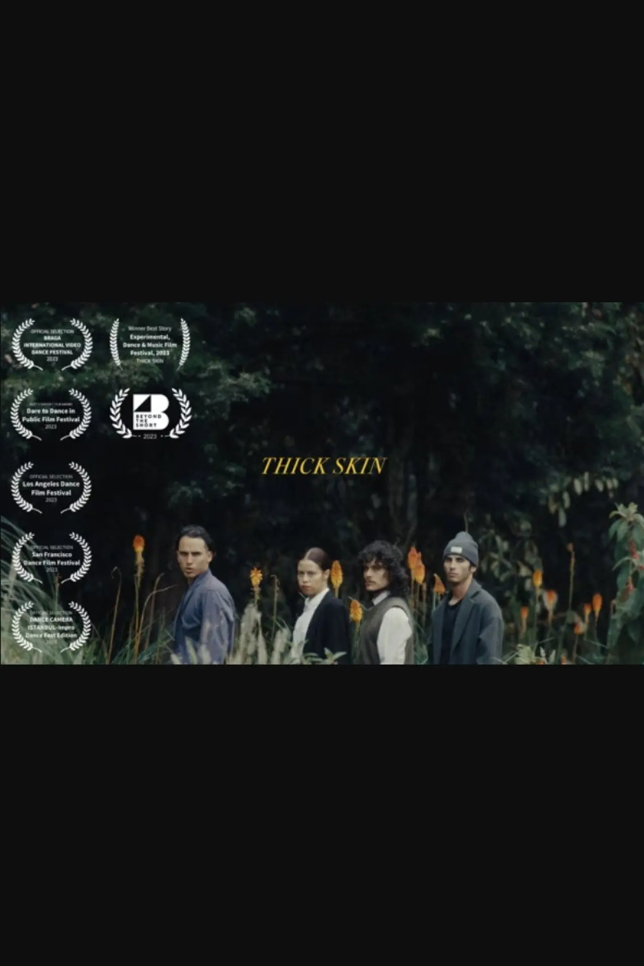 Plakat filmowy "THICK SKIN"