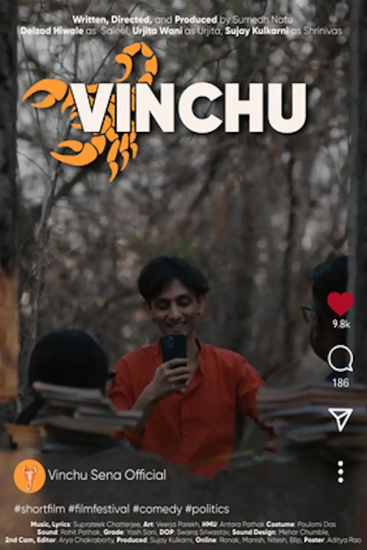 Plakat filmowy "Vinchu"