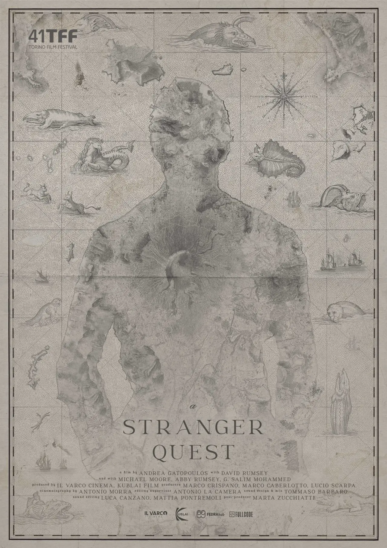 Plakat filmowy "A Stranger Quest"