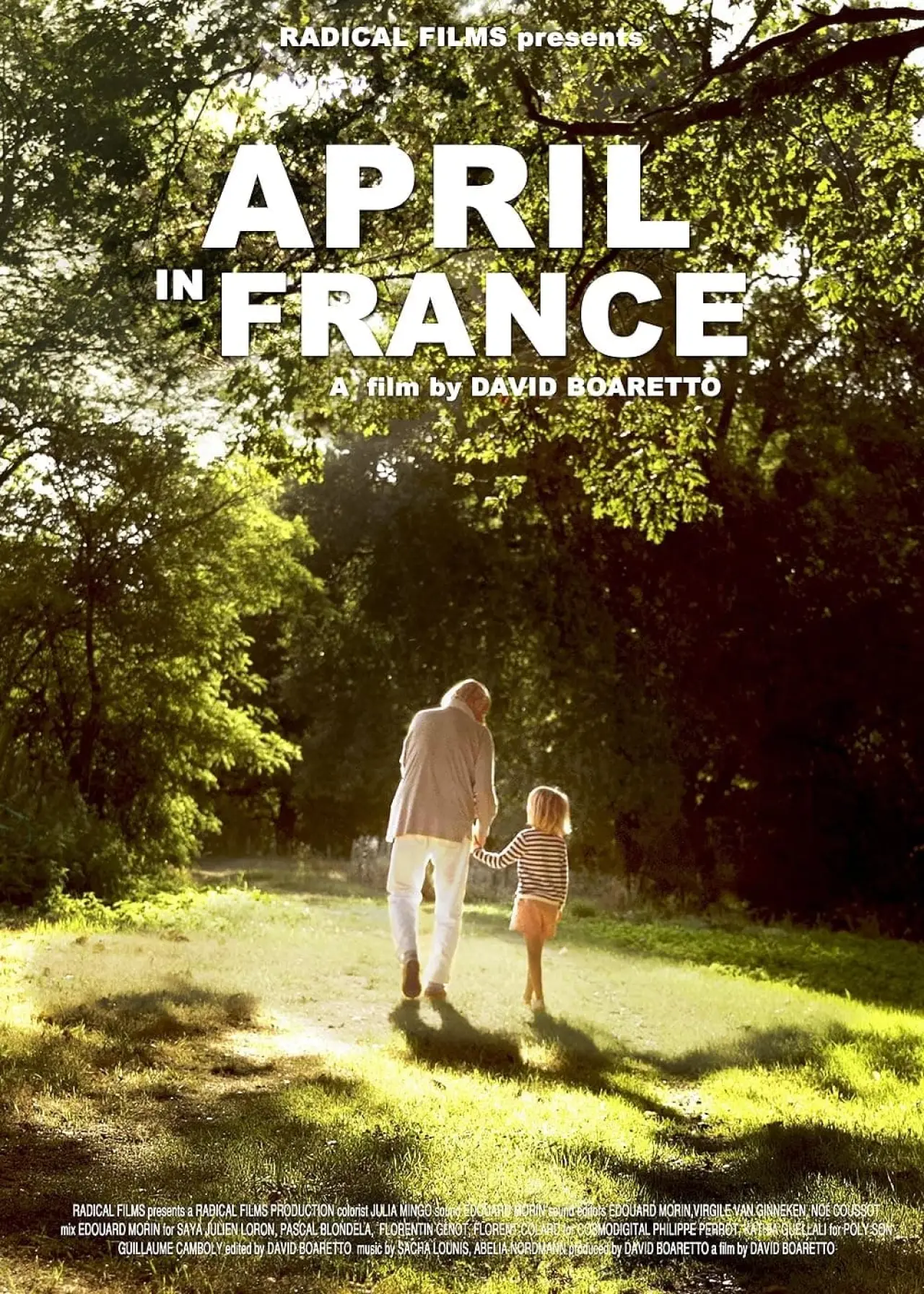 Plakat filmowy "April en France"