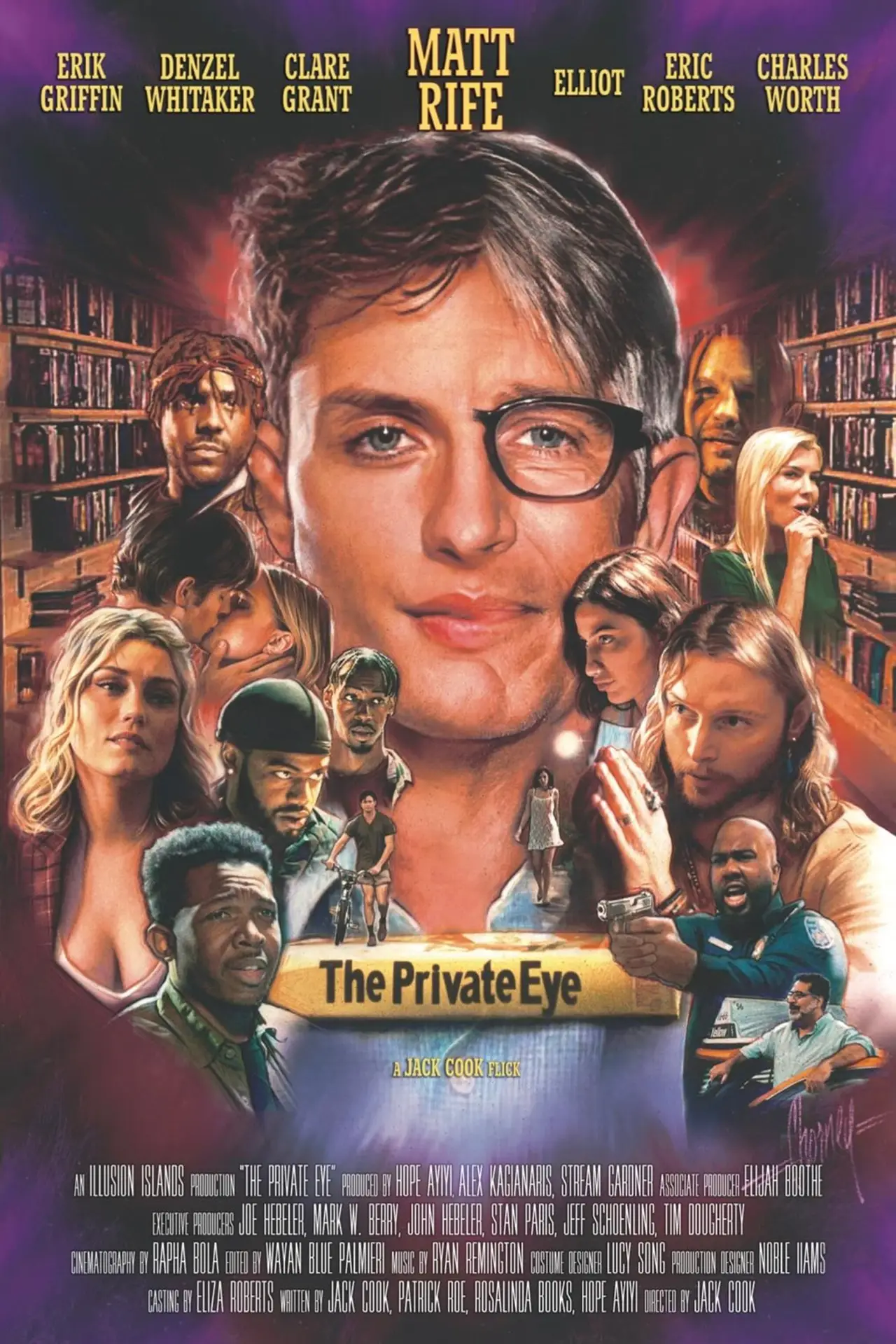 Plakat filmowy "The Private Eye"