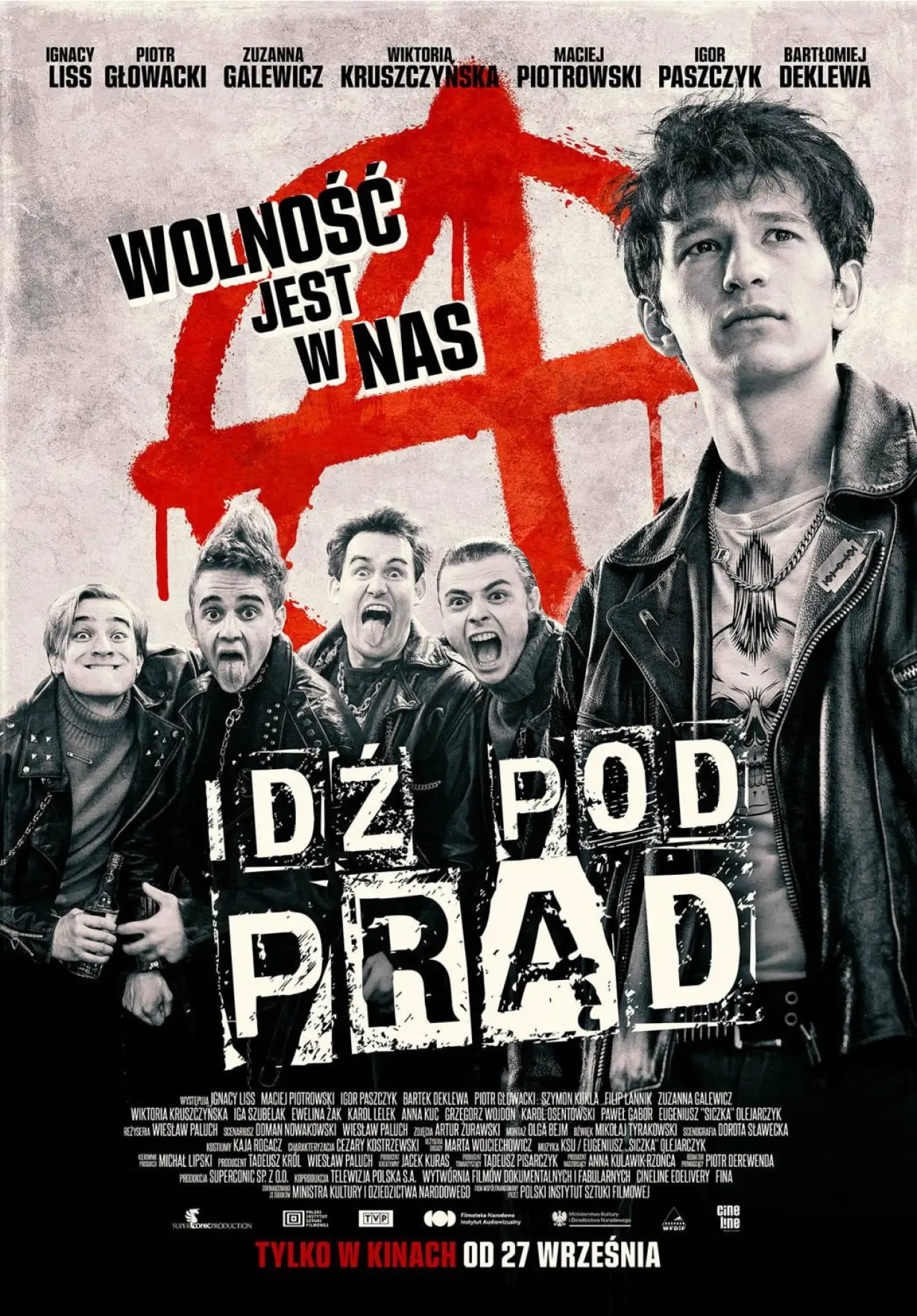 Plakat filmowy "Idź pod prąd"