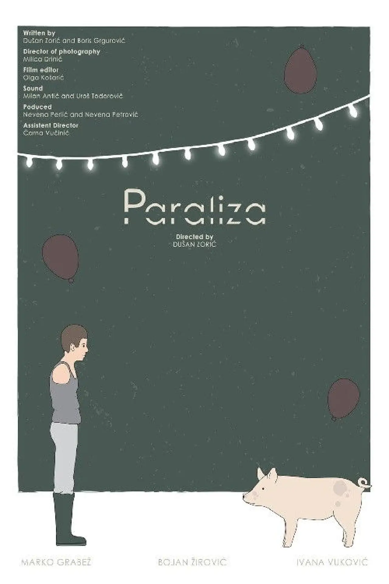 Plakat filmowy "Paraliza"