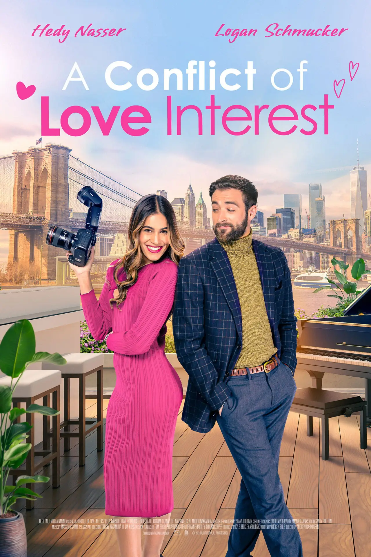 Plakat filmowy "A Conflict of Love Interest"