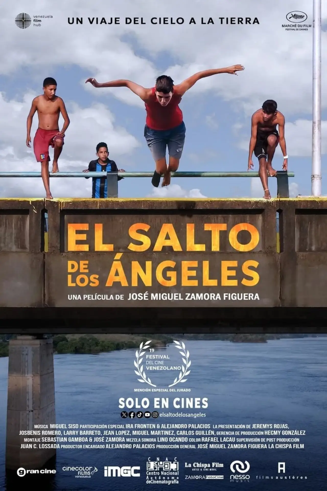 Plakat filmowy "El Salto de Los Ángeles"