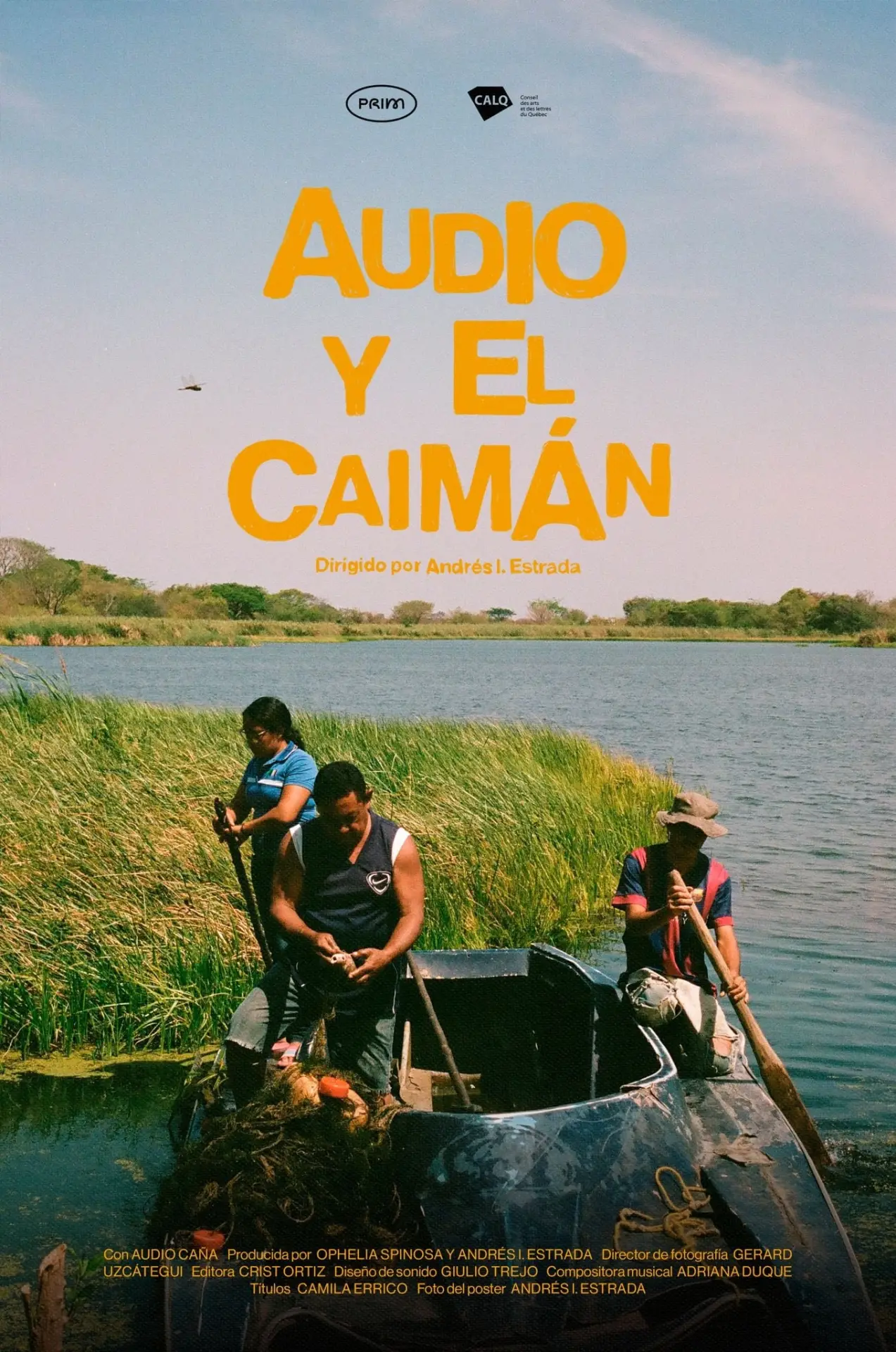 Plakat filmowy "Audio y el Caimán"