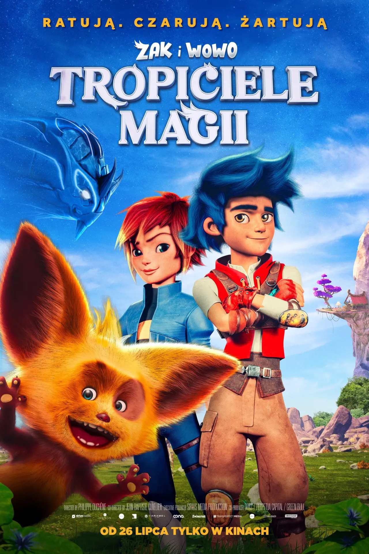 Plakat filmowy "Zak i Wowo: Tropiciele magii"