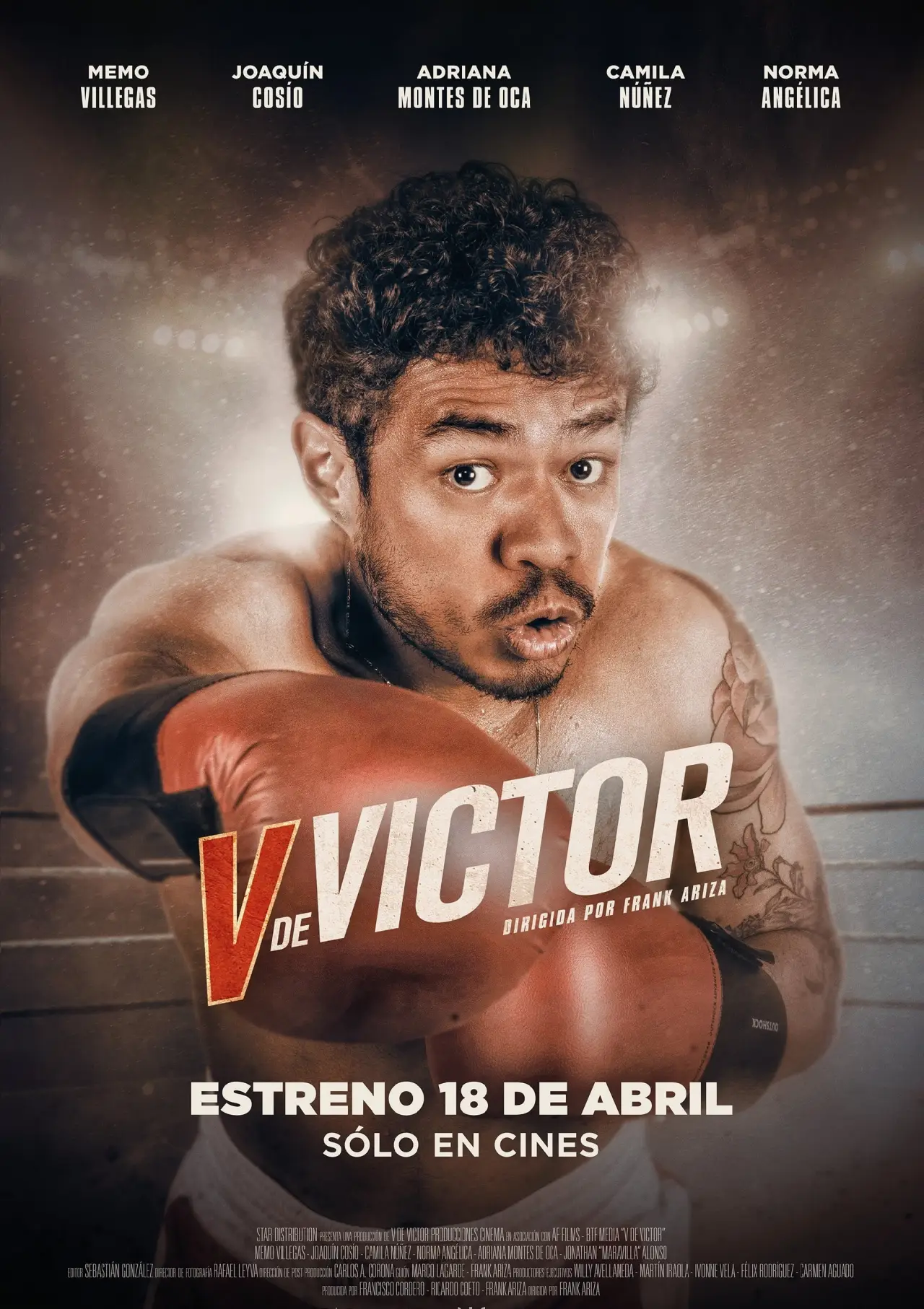 Plakat filmowy "V de Víctor"