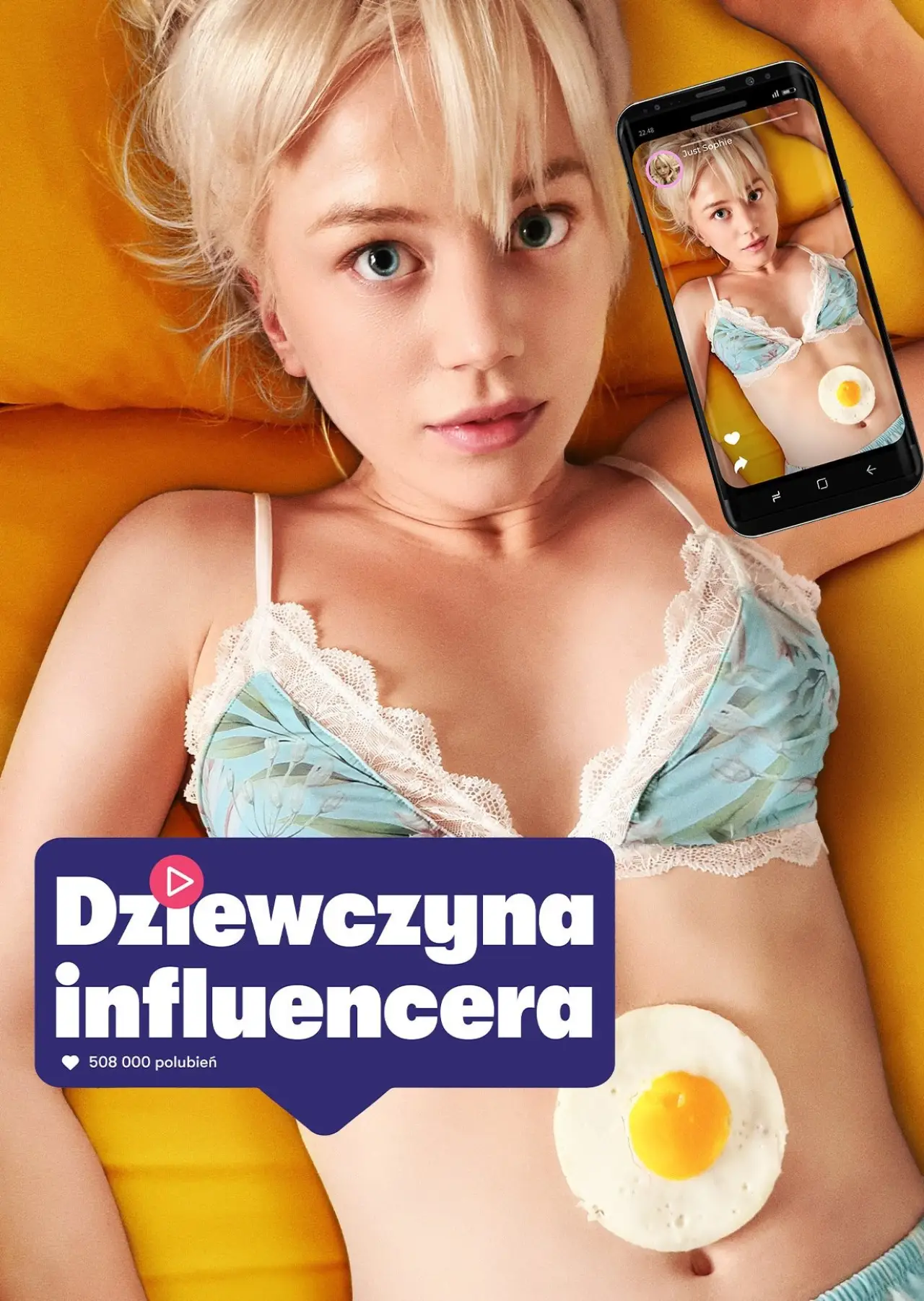 Plakat filmowy "Dziewczyna influencera"