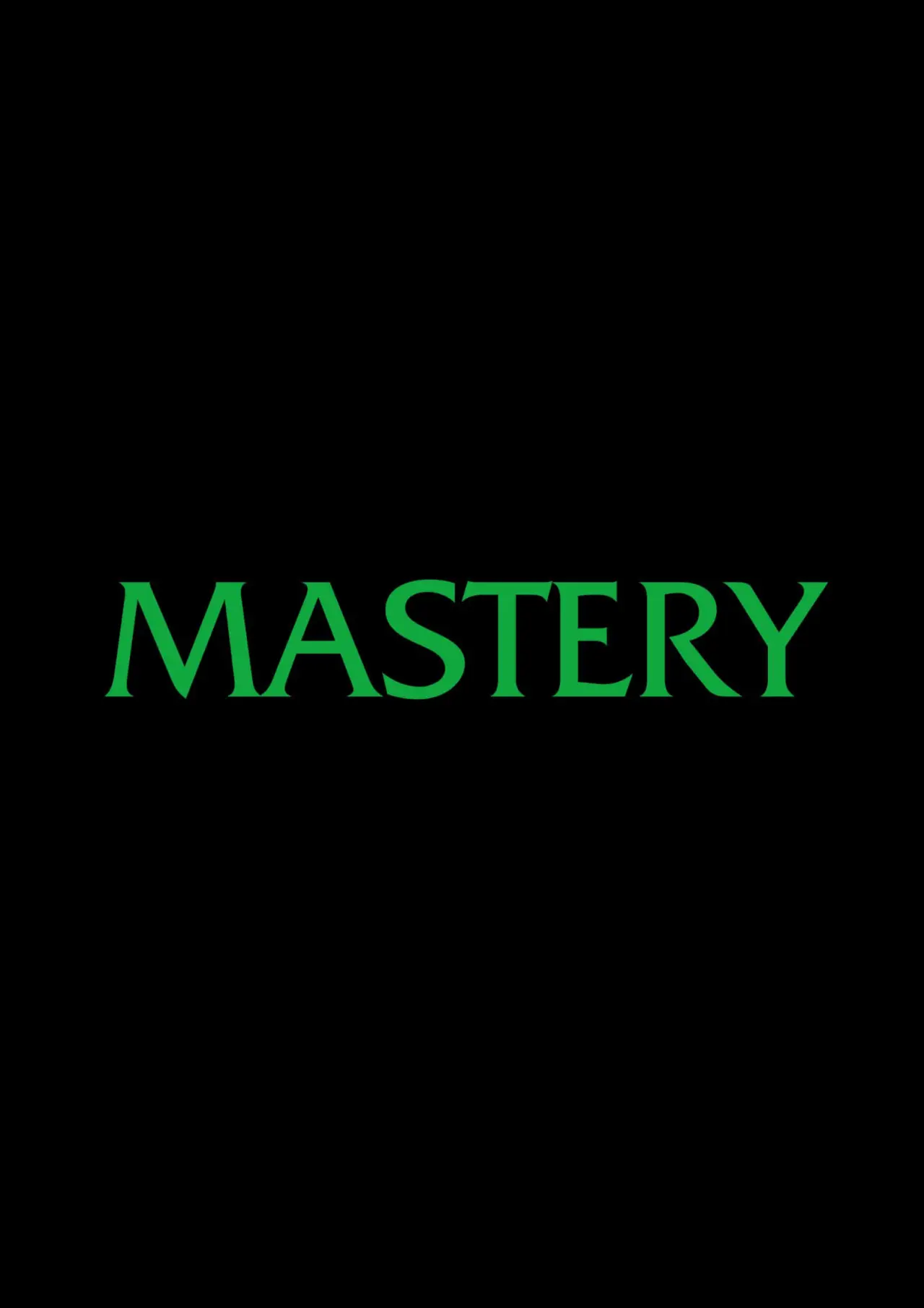 Plakat filmowy "Mastery"