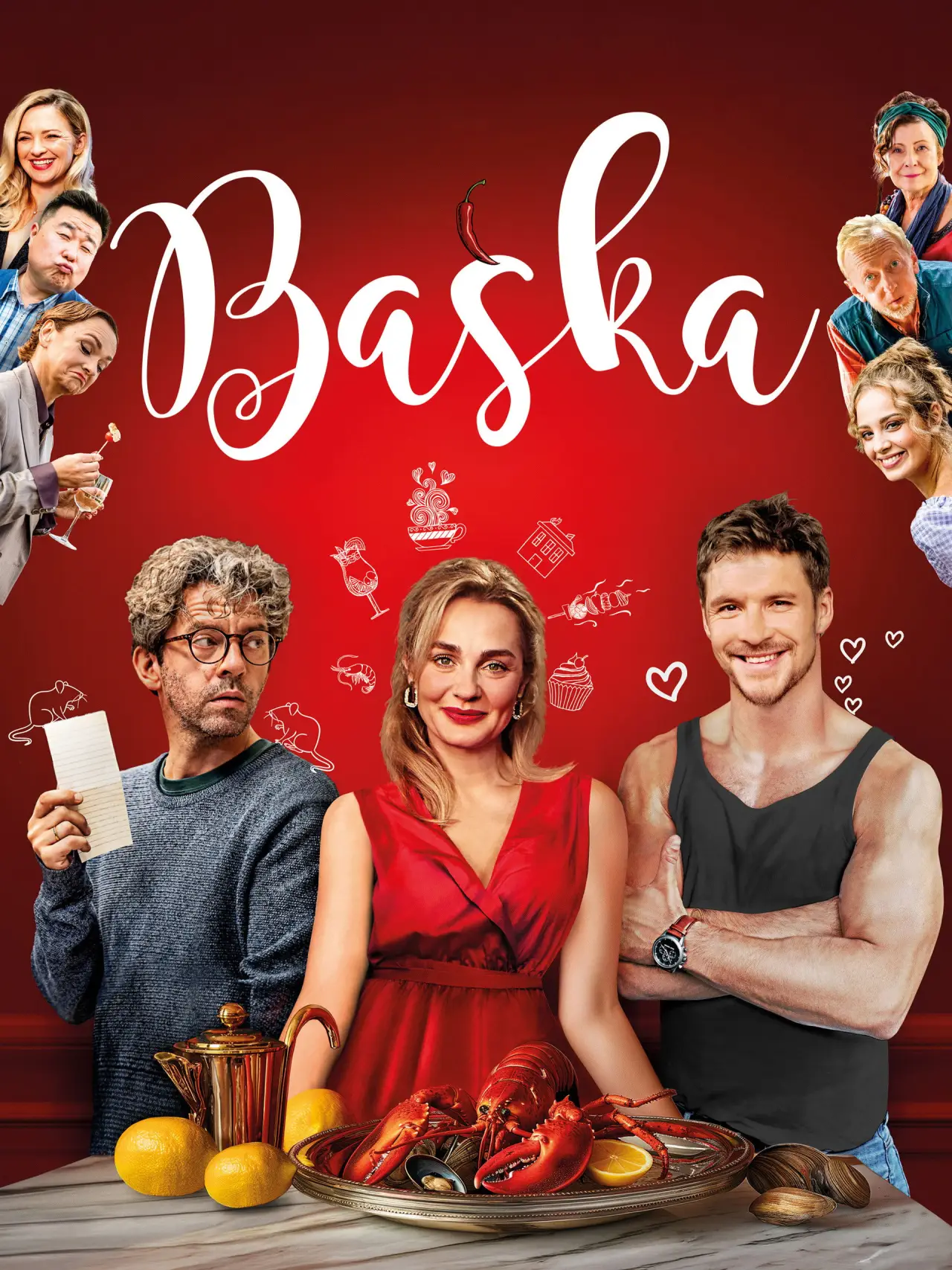 Plakat filmowy "Baśka"