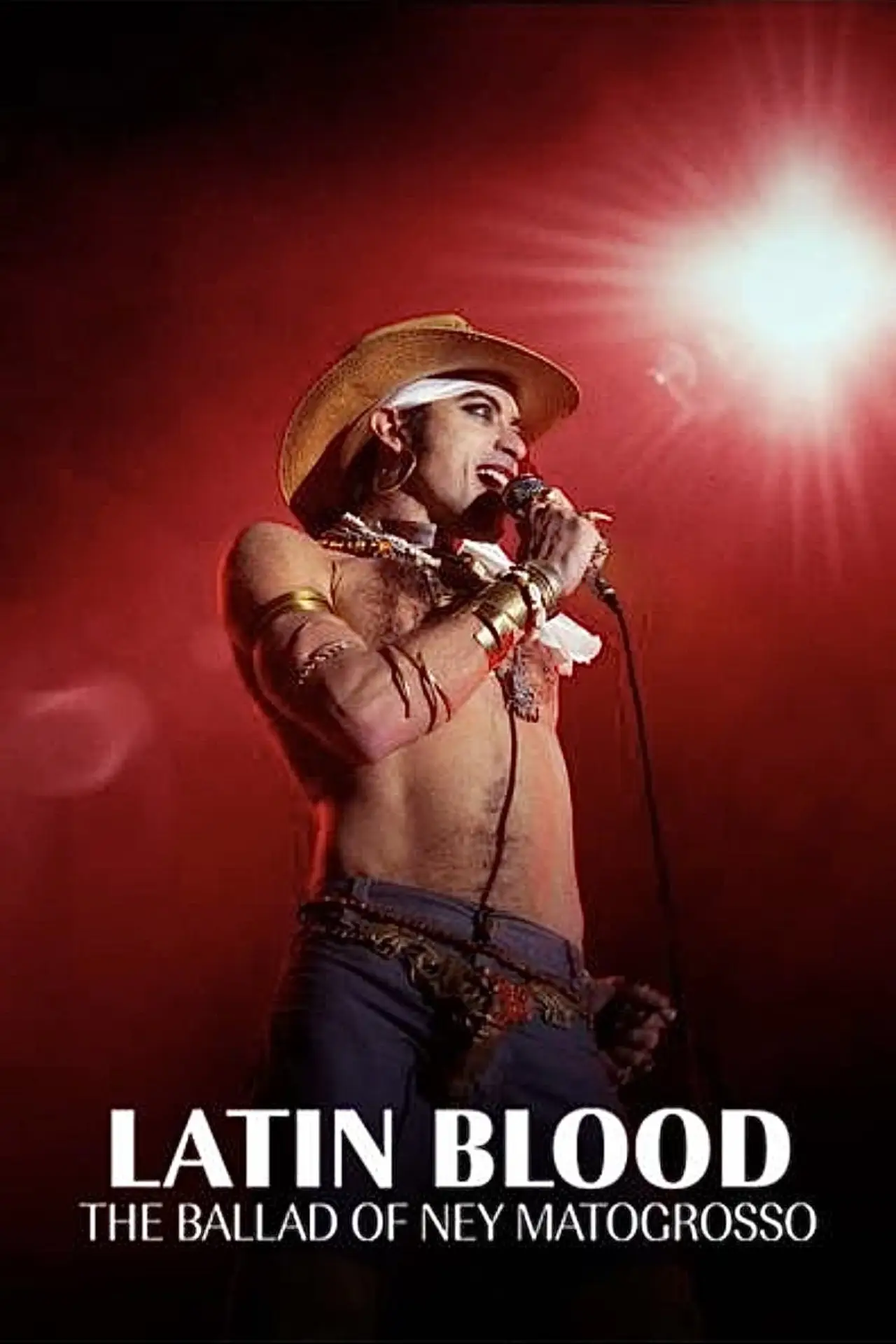 Plakat filmowy "Latynoska krew: Ballada o Neyu Matogrosso"