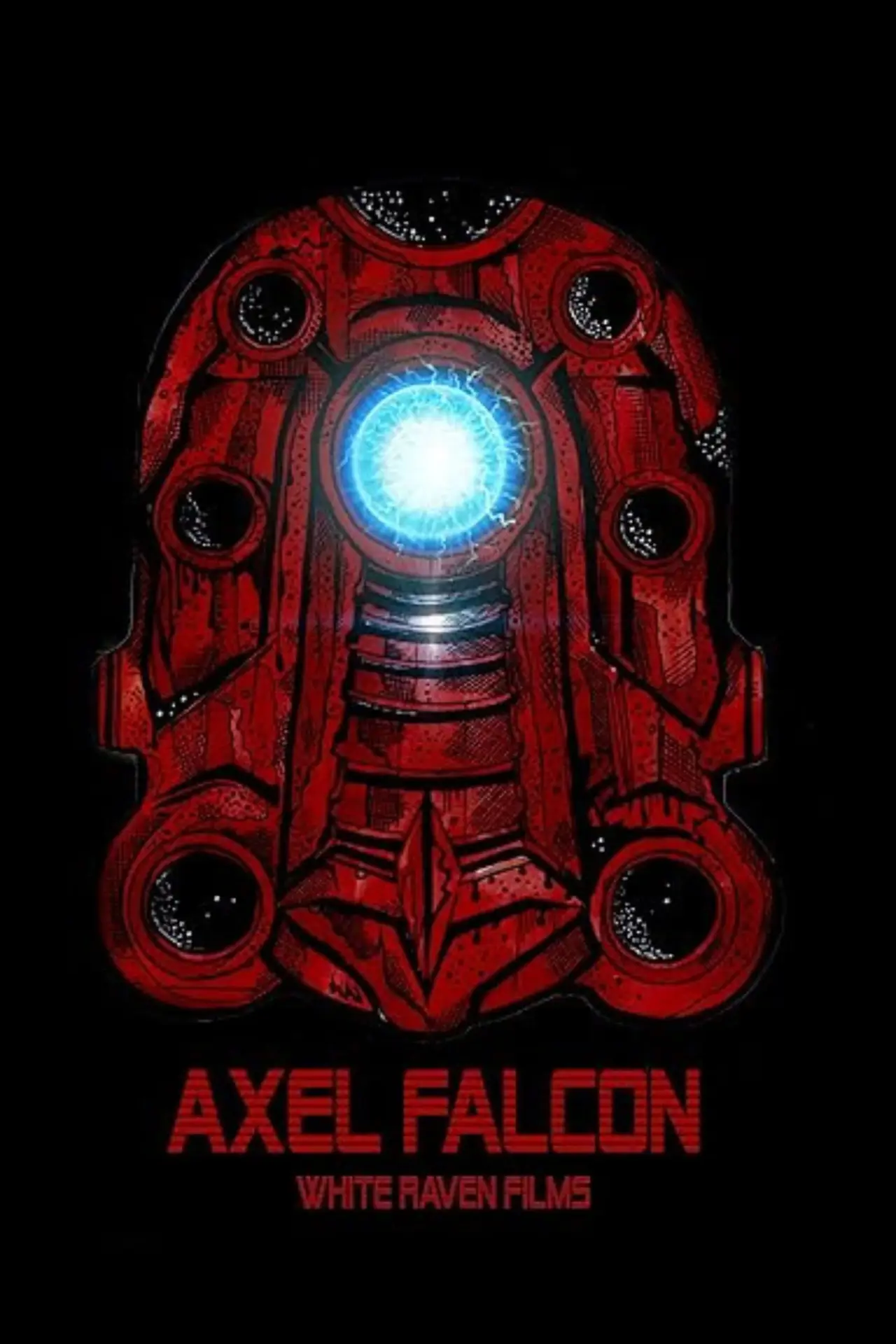 Plakat filmowy "Axel Falcon"