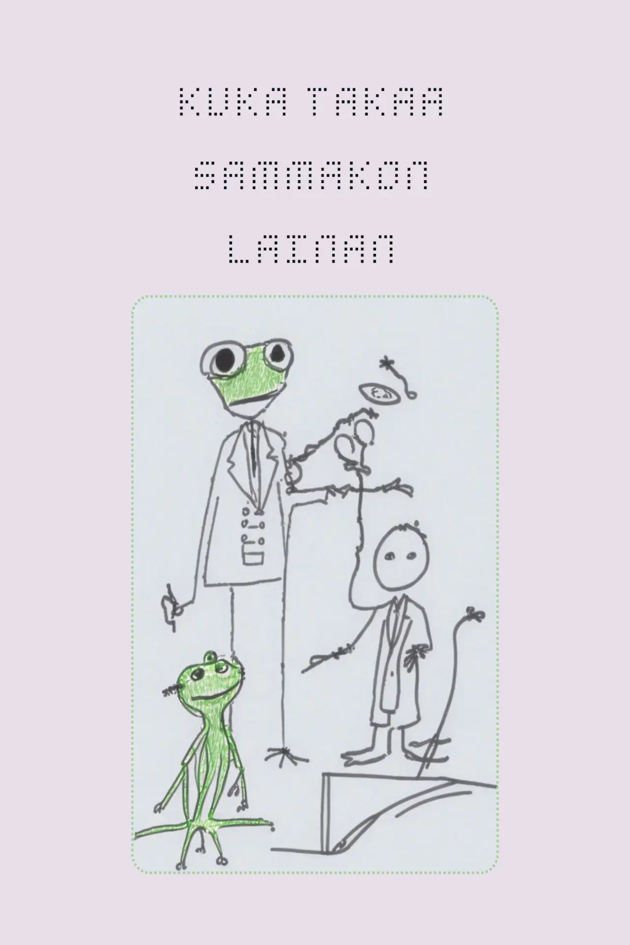 Plakat filmowy "Kuka takaa sammakon lainan"