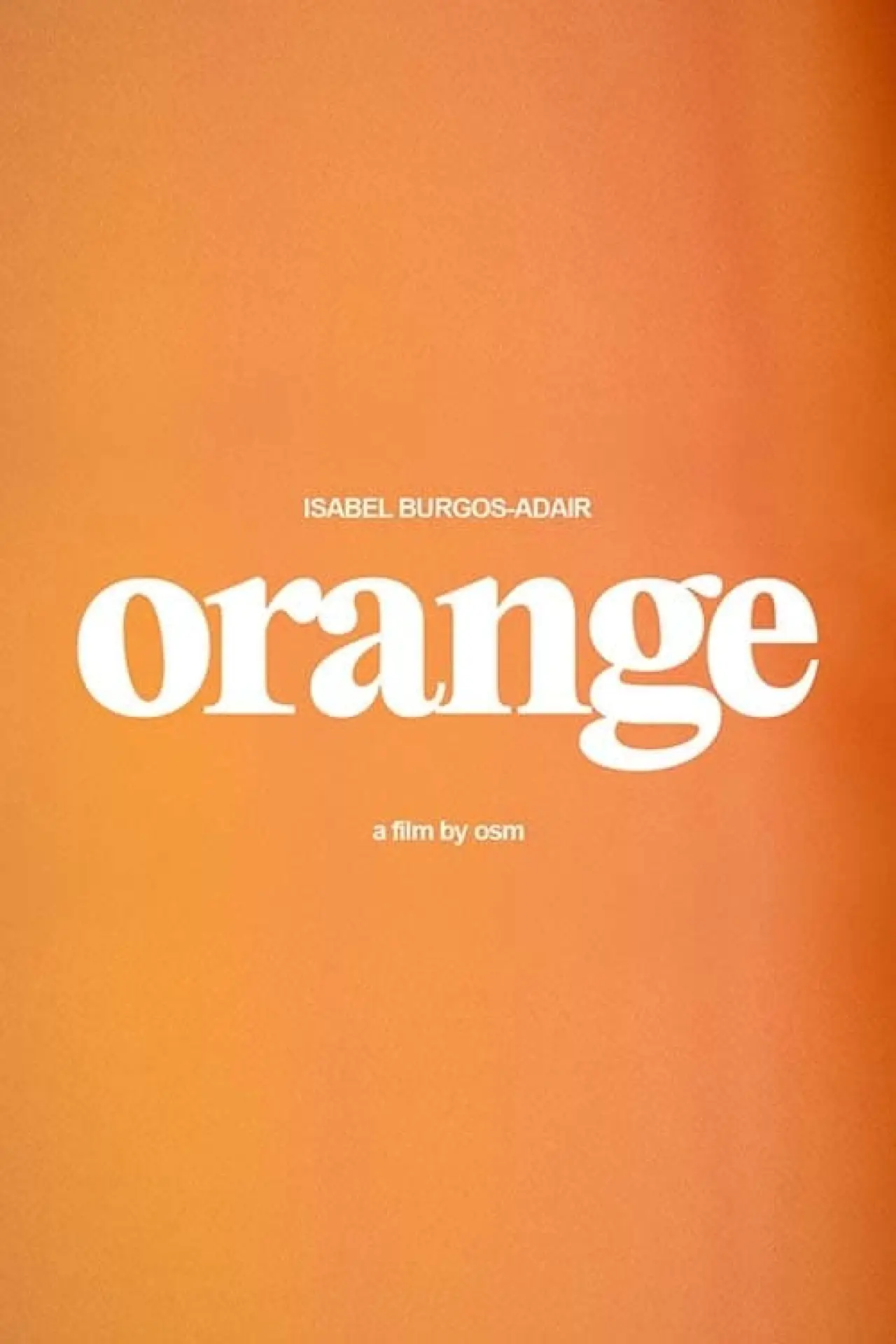 Plakat filmowy "Orange"