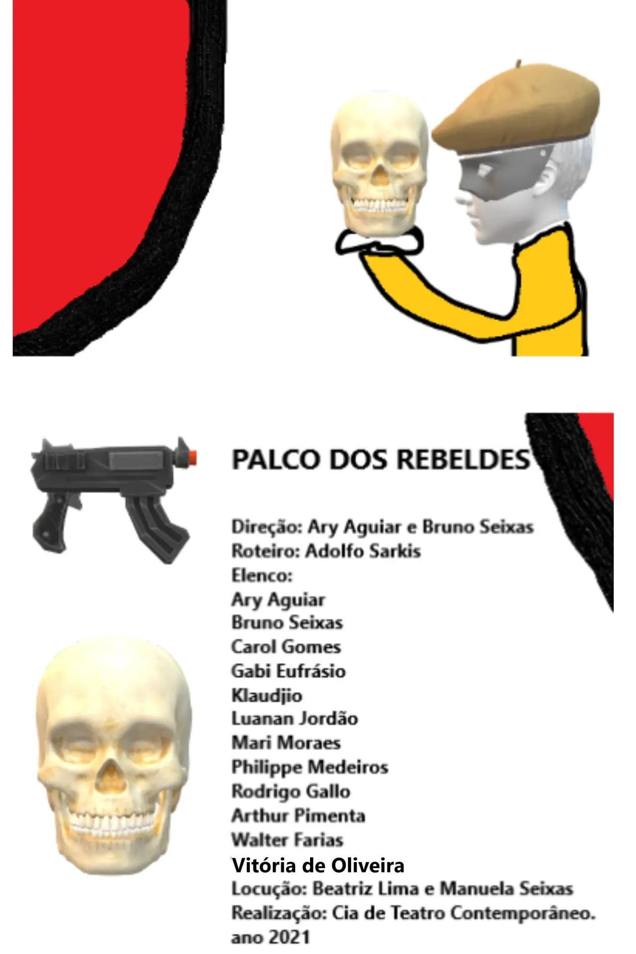 Plakat filmowy "O Palco dos Rebeldes"
