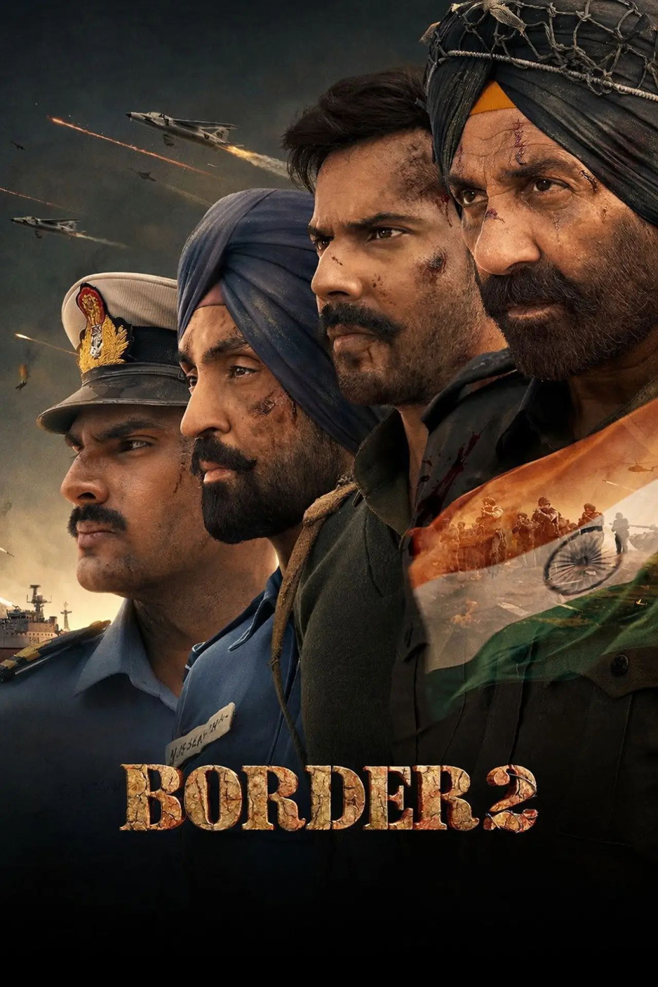 Plakat filmowy "बॉर्डर २"