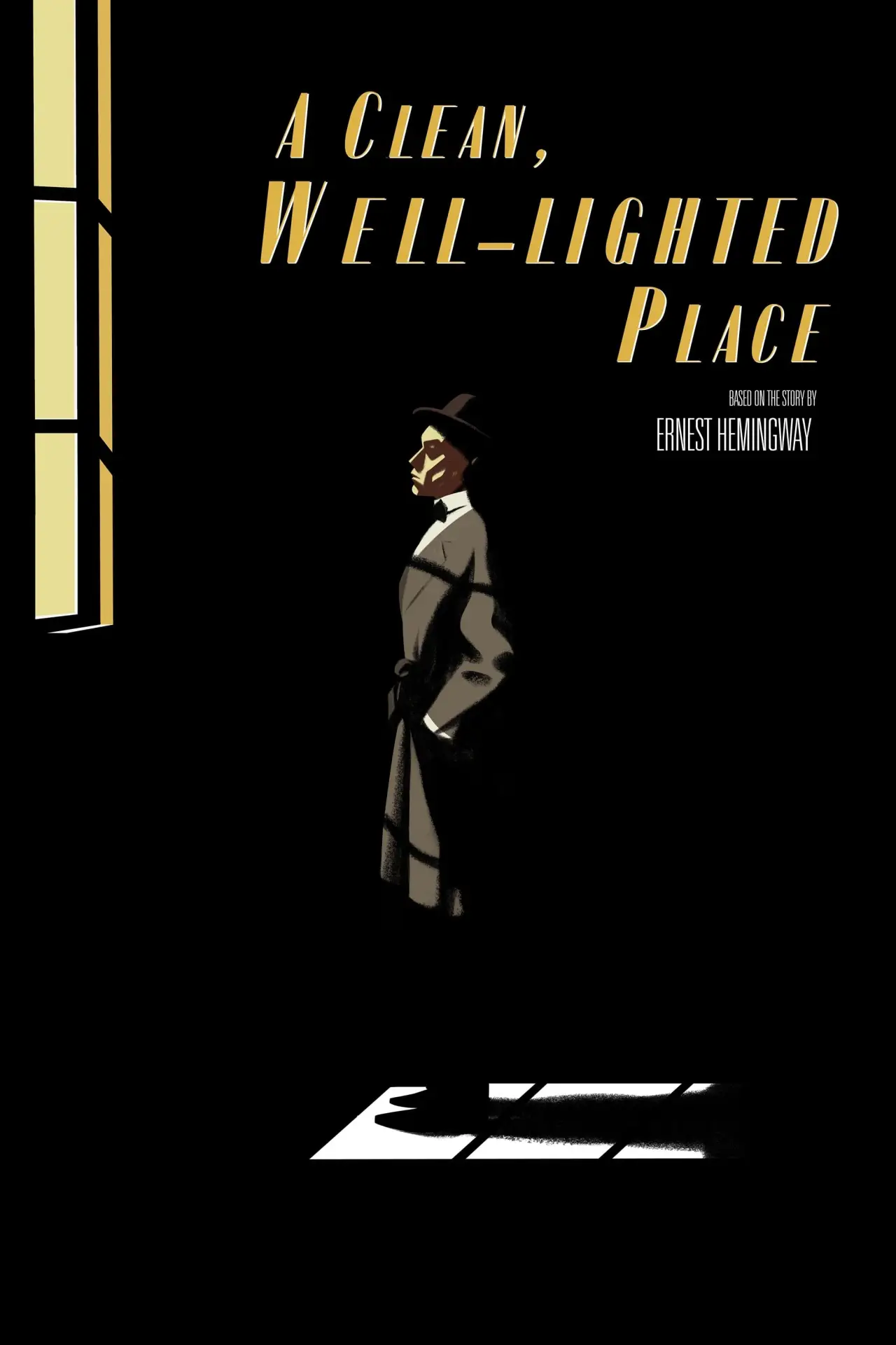 Plakat filmowy "A Clean, Well-Lighted Place"