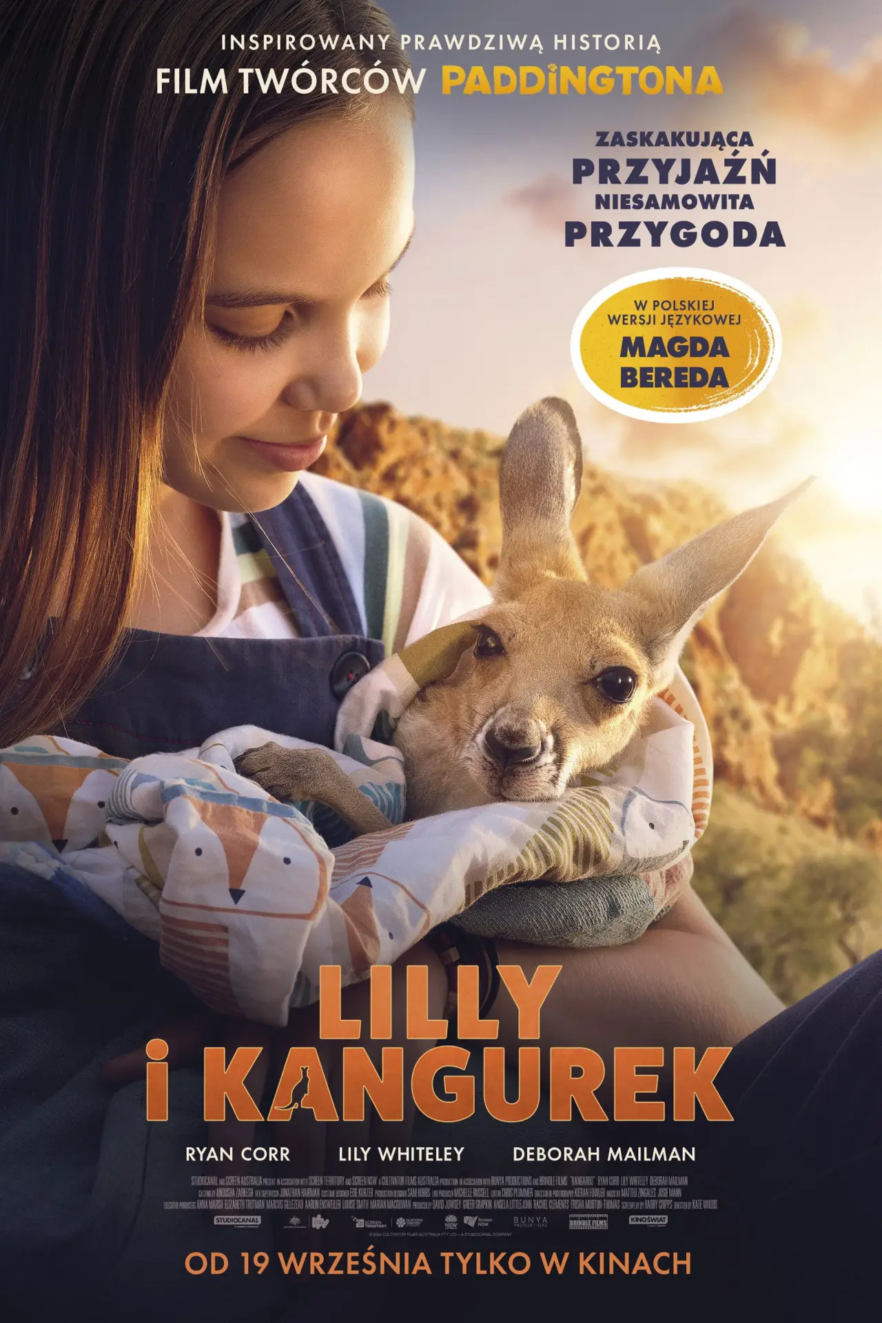 Plakat filmowy "Lilly i kangurek"