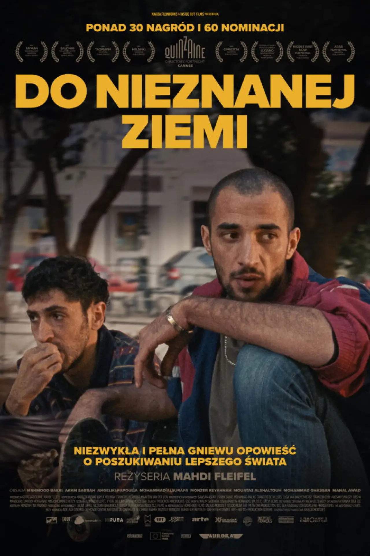 Plakat filmowy "Do nieznanej ziemi"