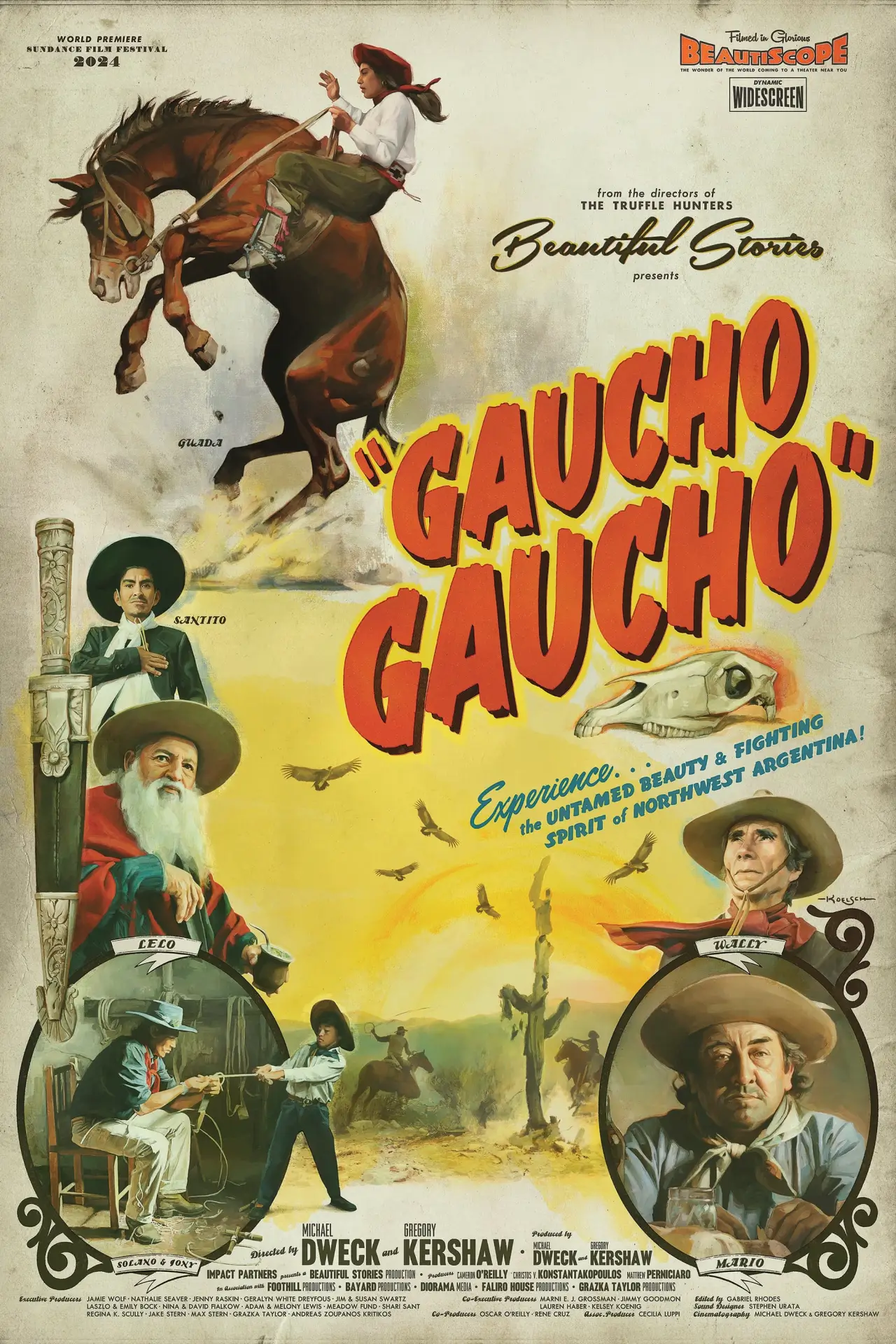 Plakat filmowy "Gaucho Gaucho"