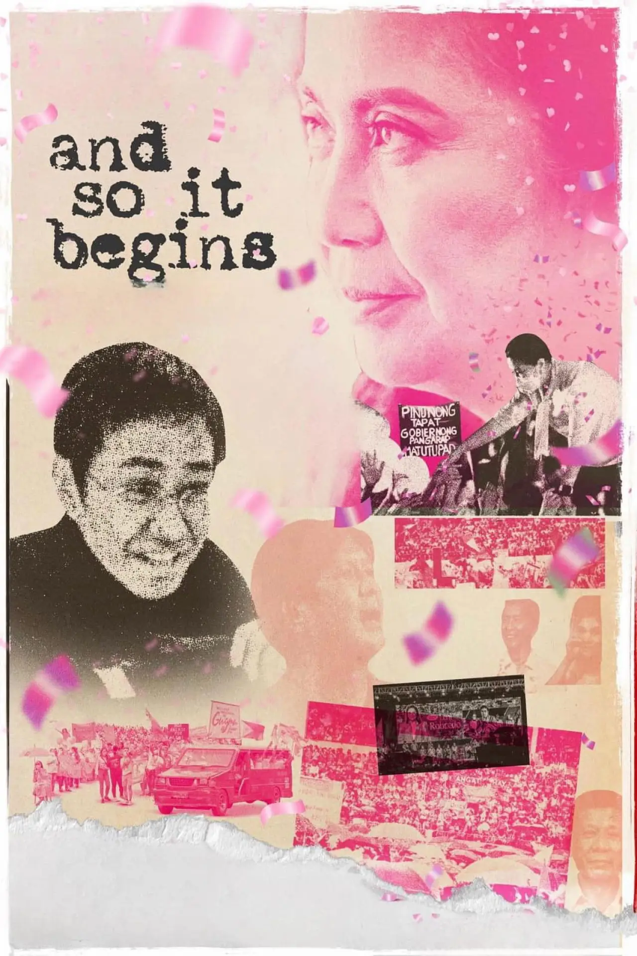 Plakat filmowy "And So It Begins"