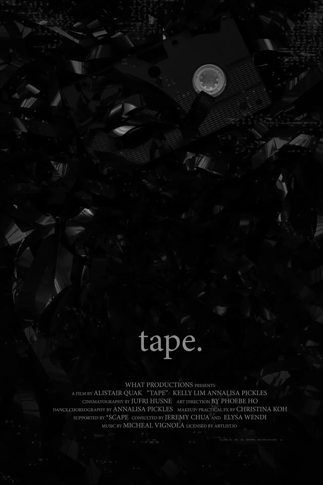 Plakat filmowy "tape."