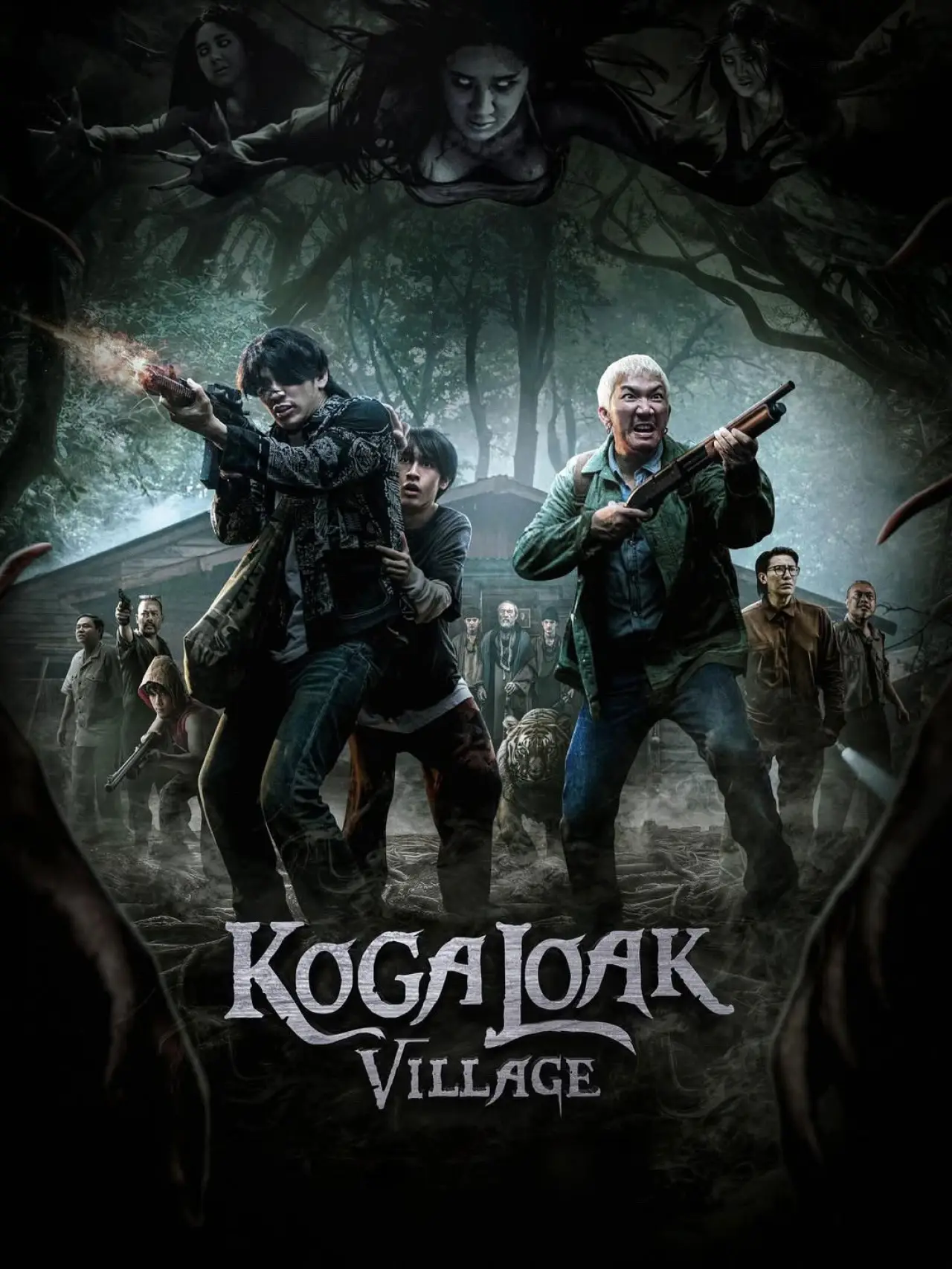 Plakat filmowy "หมู่บ้านโคกะโหลก"
