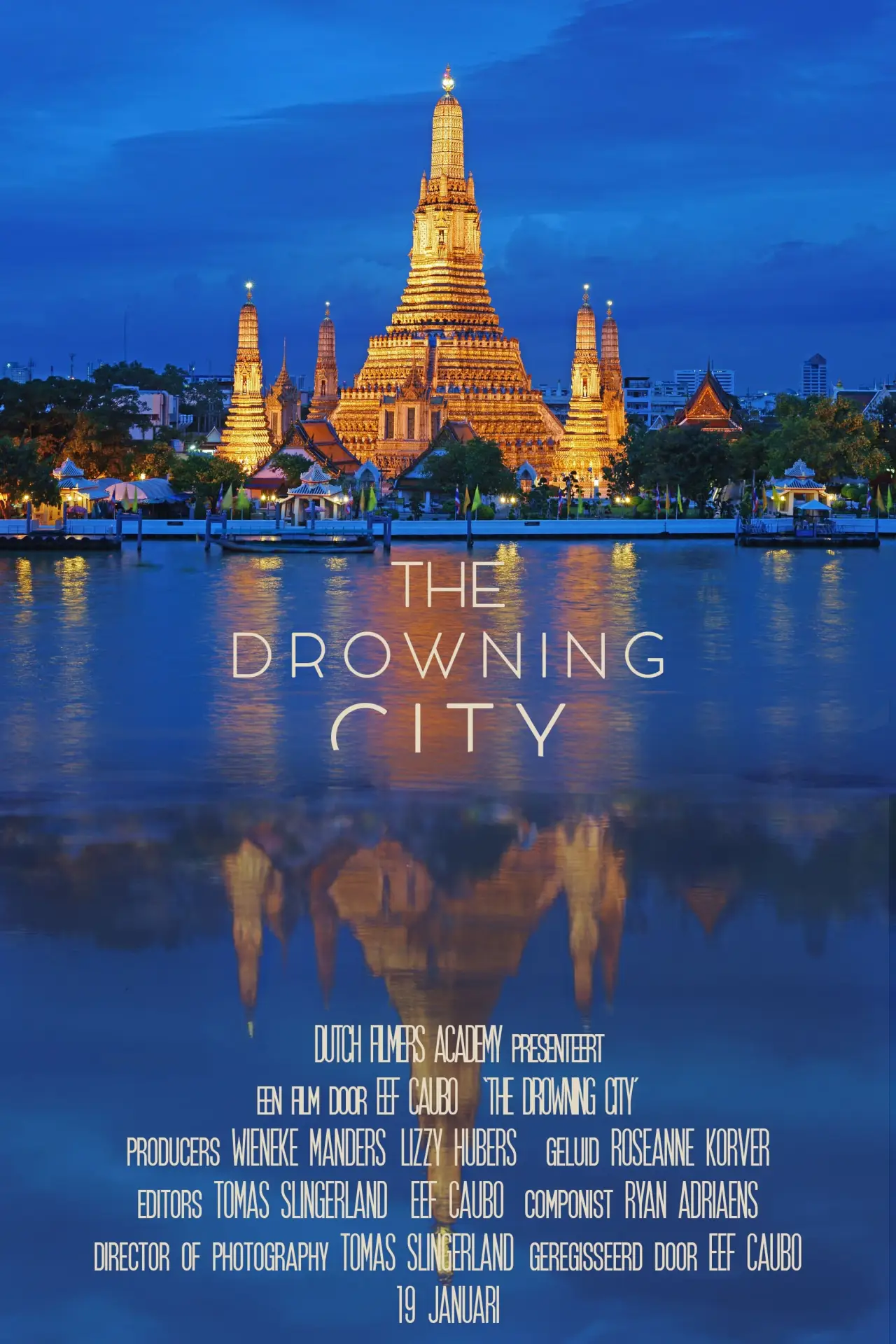 Plakat filmowy "The Drowning City"