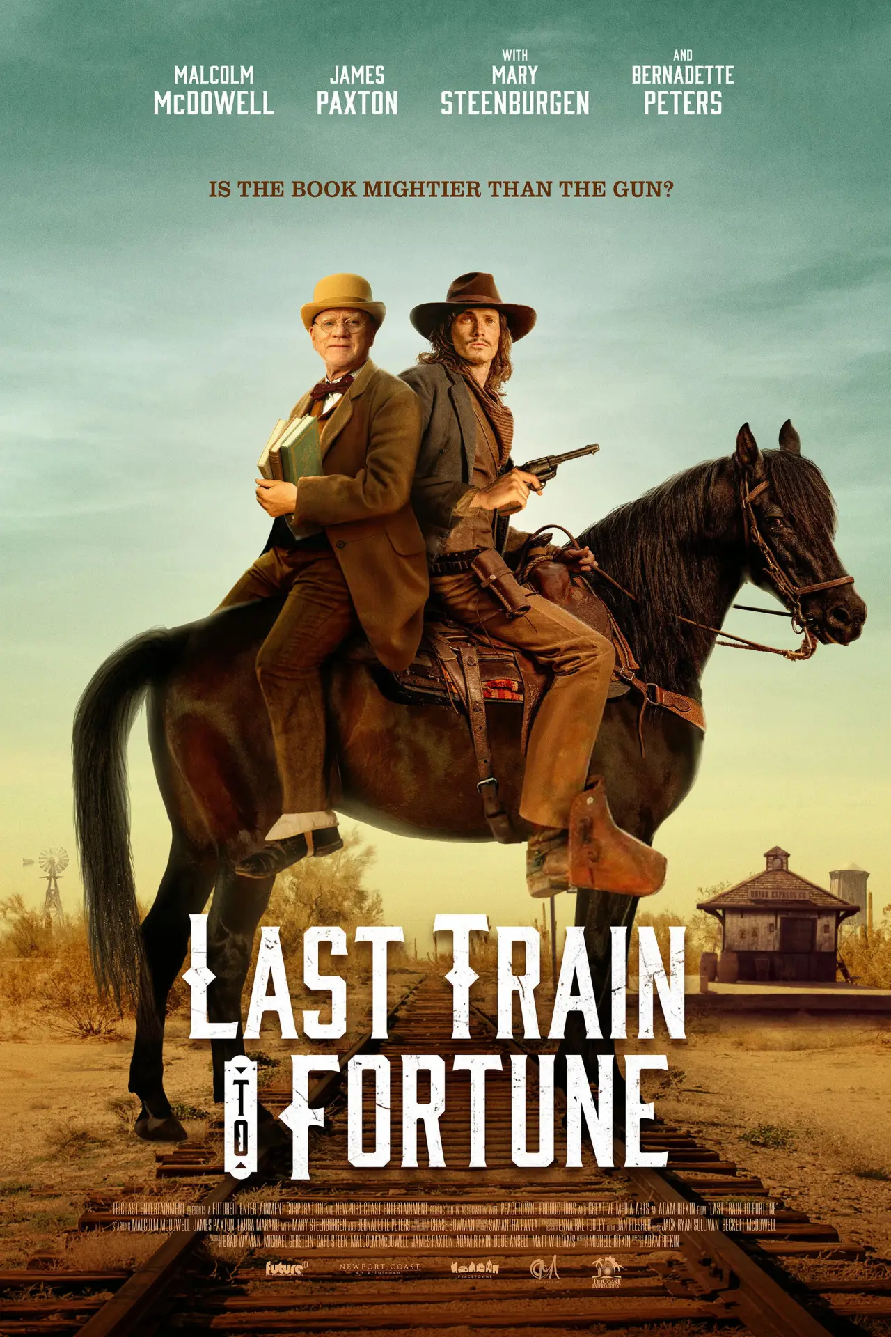Plakat filmowy "Ostatni pociąg do Fortune"