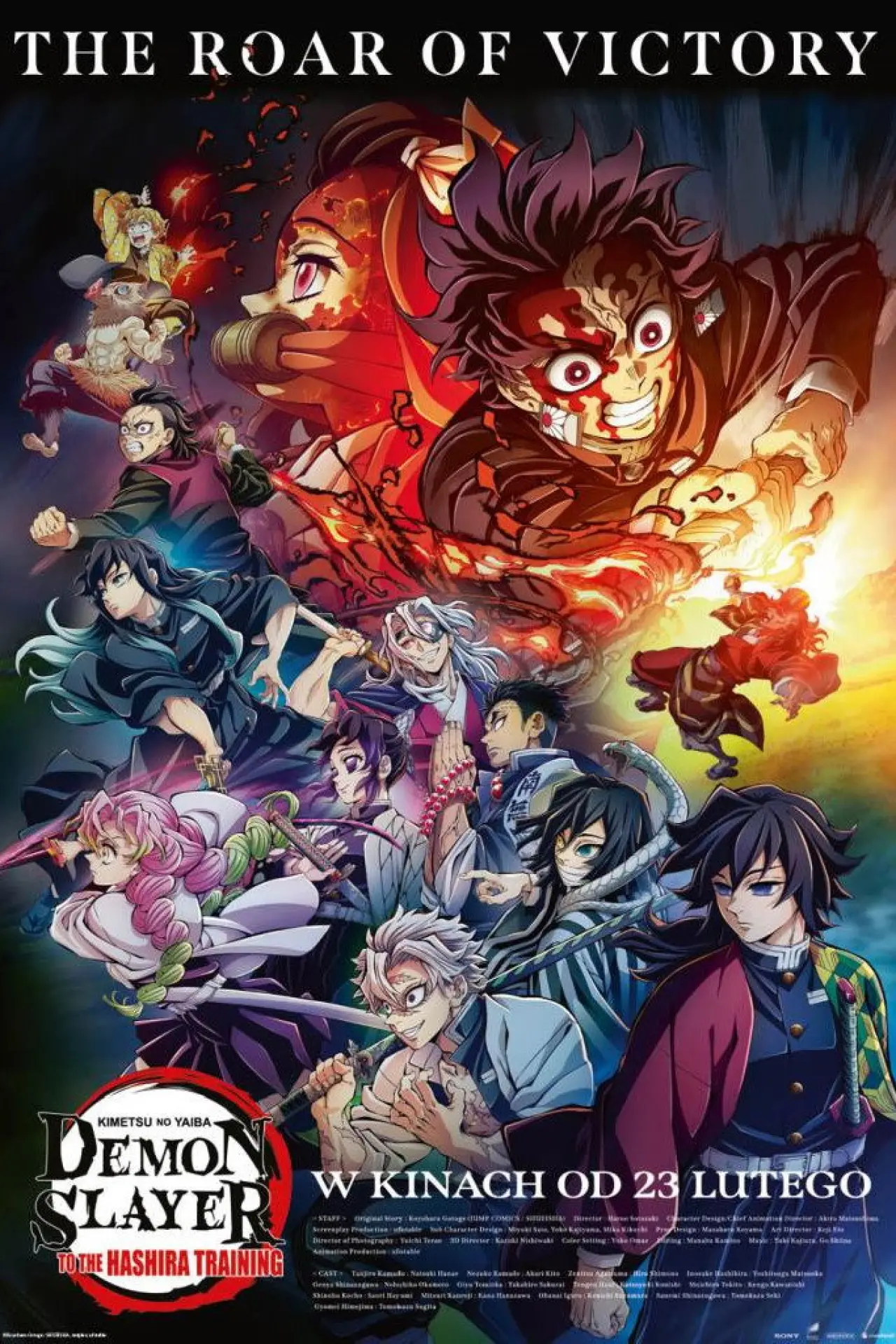 Plakat filmowy "Demon Slayer: Kimetsu no Yaiba – To the Hashira Training"